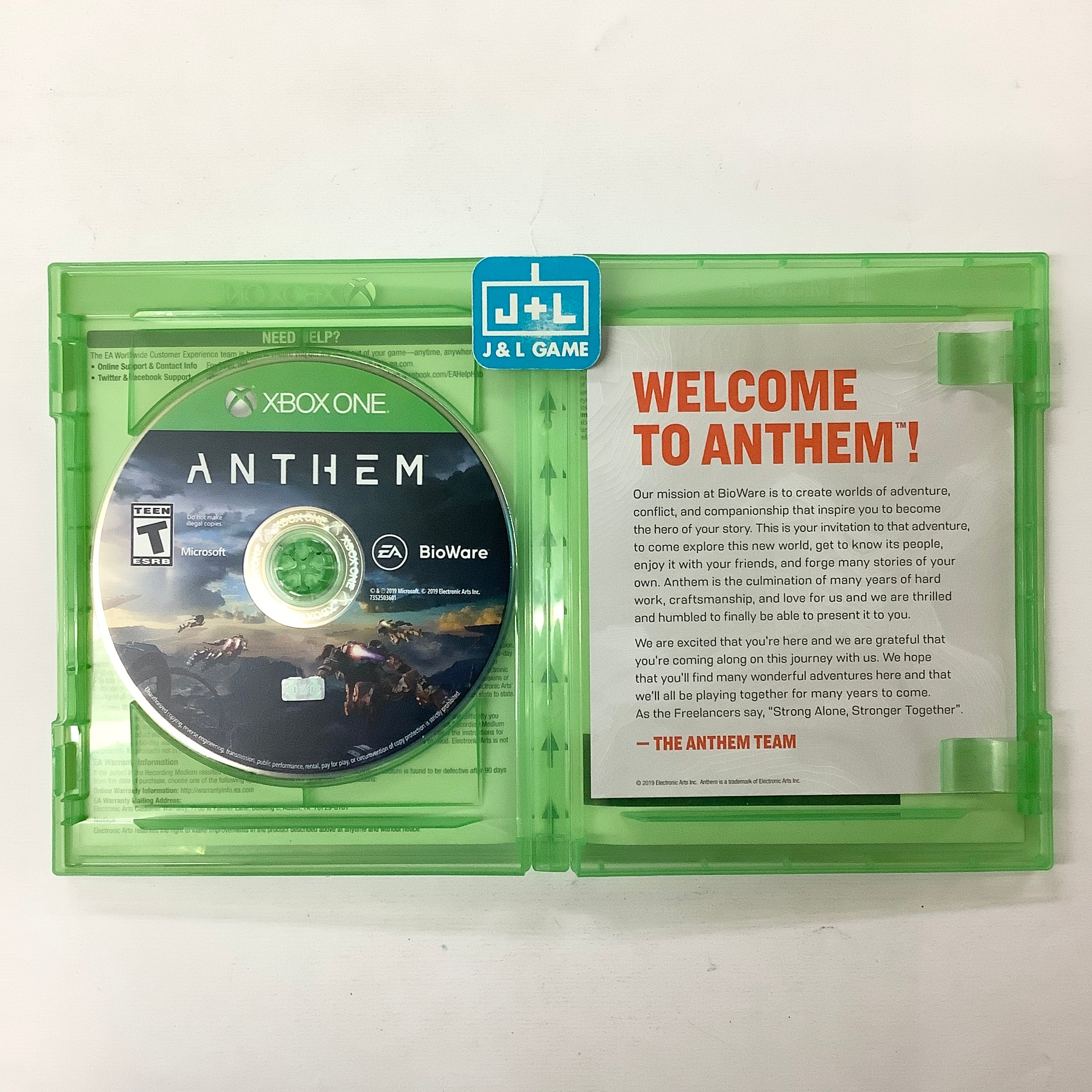 Anthem - (XB1) Xbox One [Pre-Owned] Video Games Electronic Arts   