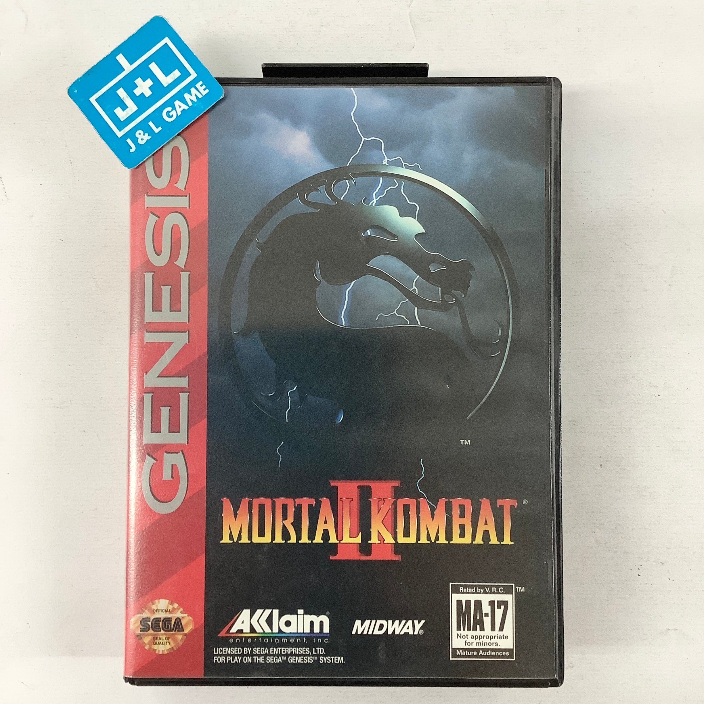 Mortal Kombat II - (SG) SEGA Genesis [Pre-Owned] Video Games Acclaim