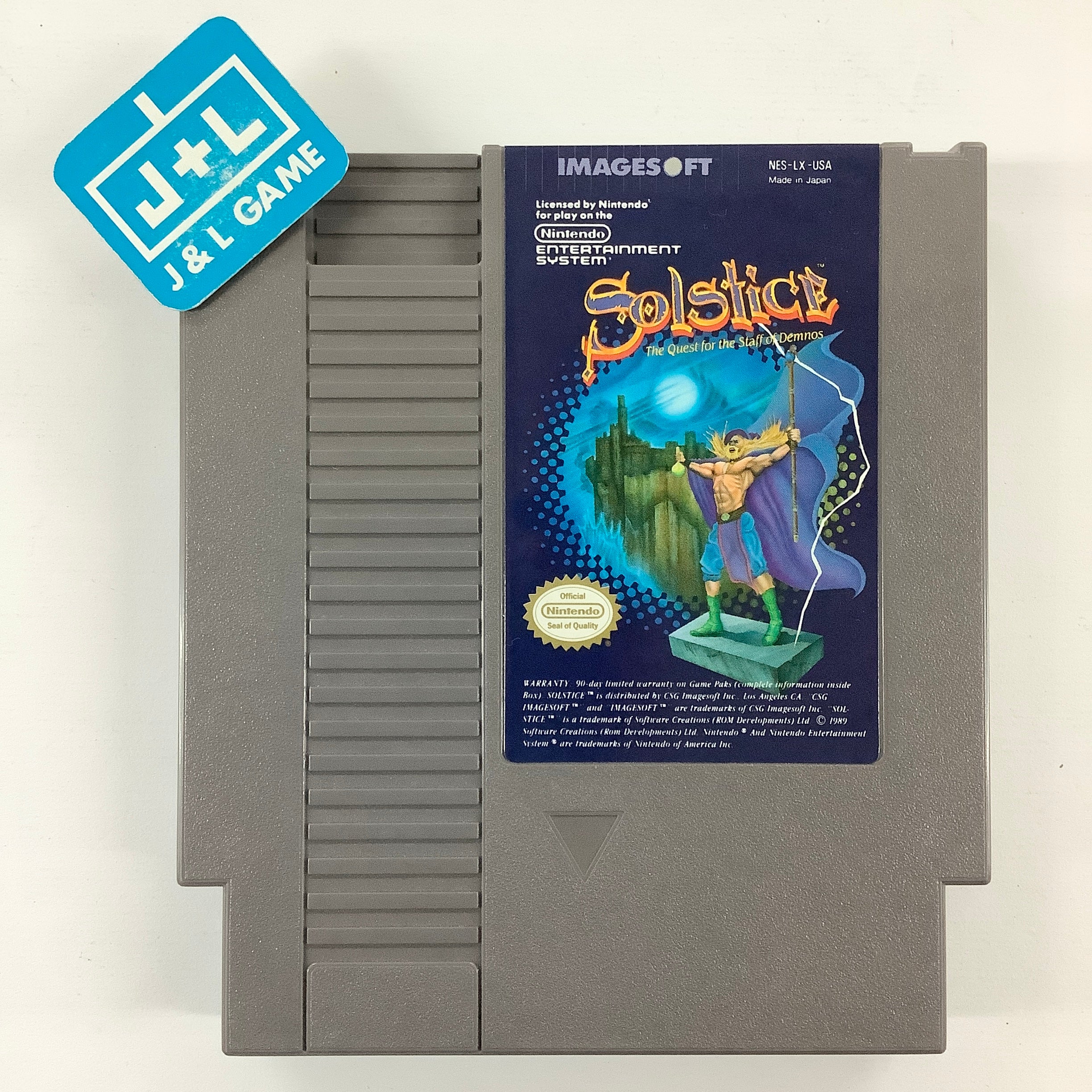 Solstice: The Quest for the Staff of Demnos - (NES) Nintendo Entertainment System [Pre-Owned] Video Games Sony Imagesoft   