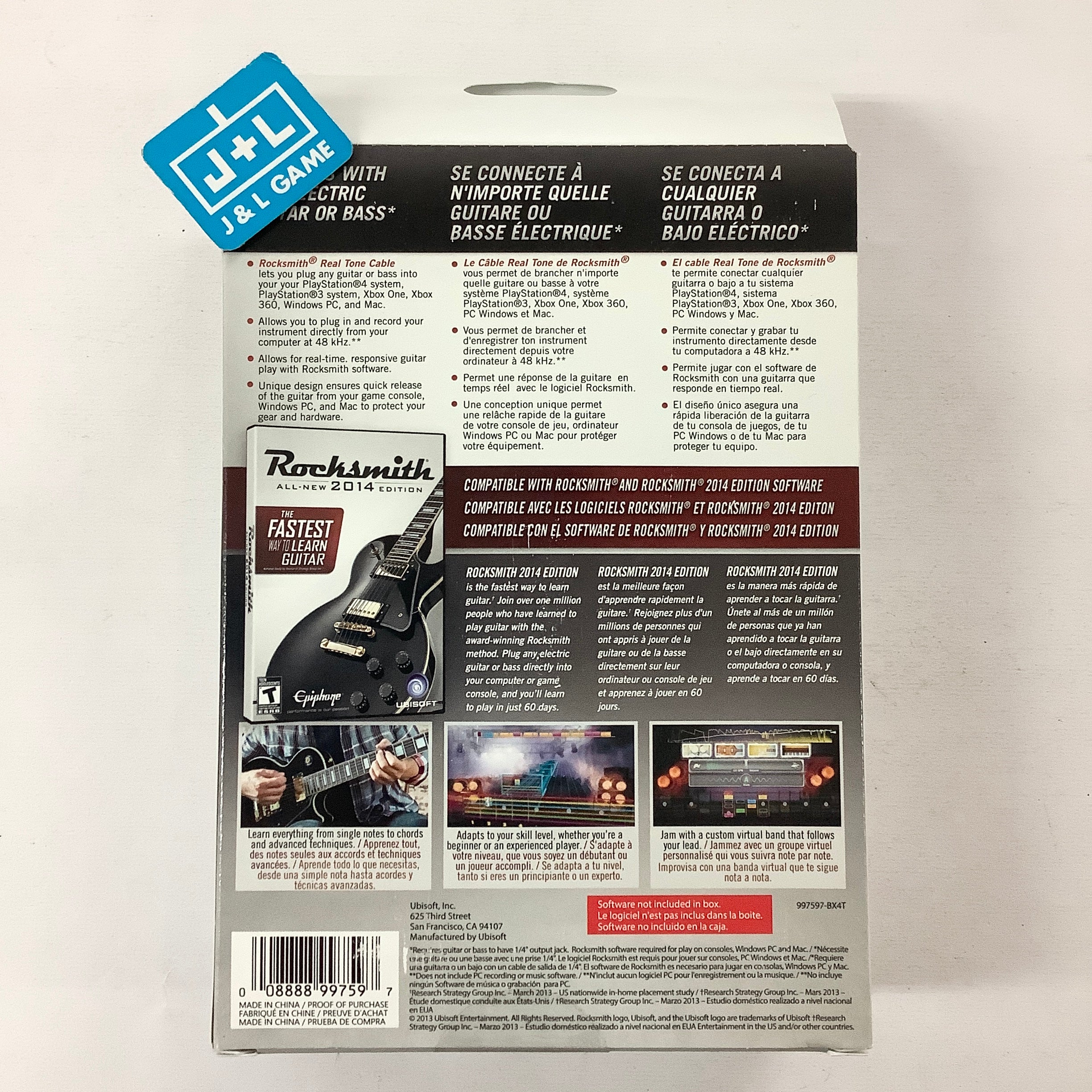 Ubisoft Rocksmith Real Tone Cable | J&L Game