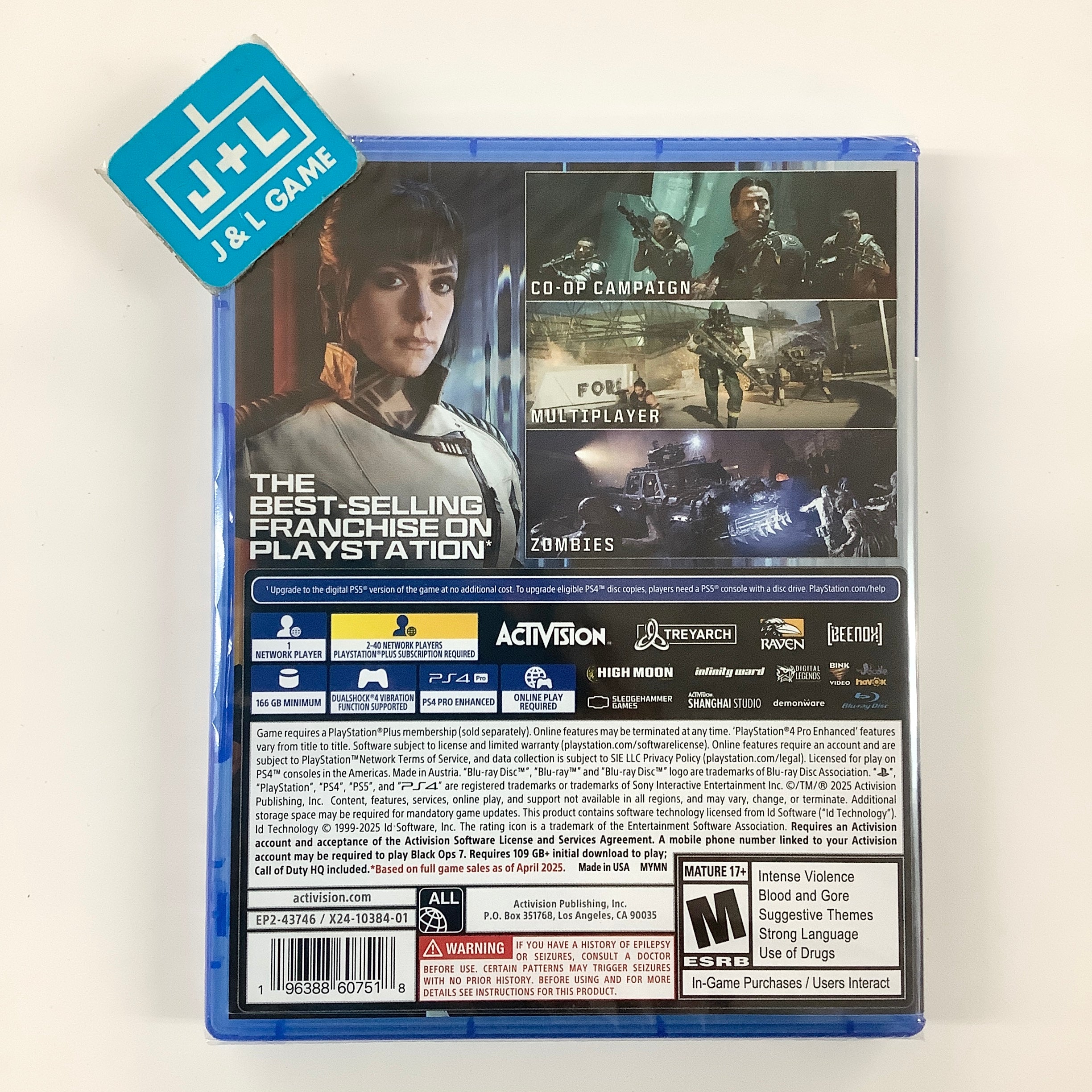 Call of Duty: Black Ops 7 (Cross-Gen Bundle) - (PS4) PlayStation 4 and (PS5) PlayStation 5 Video Games Activision