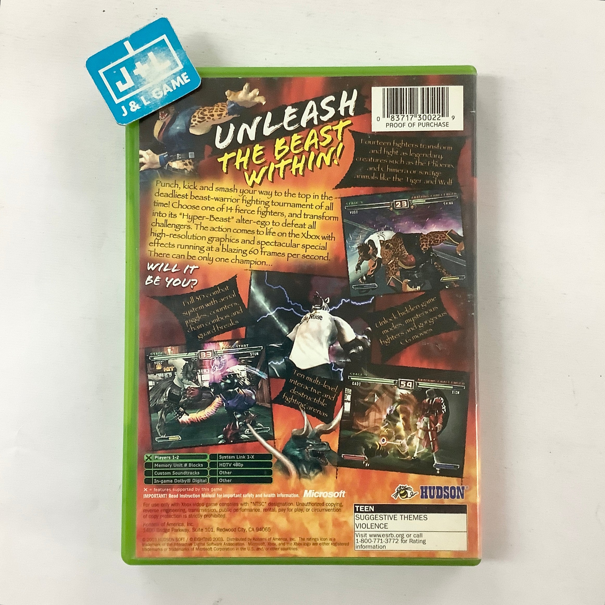 Bloody Roar Extreme - (XB) Xbox [Pre-Owned] Video Games Konami   