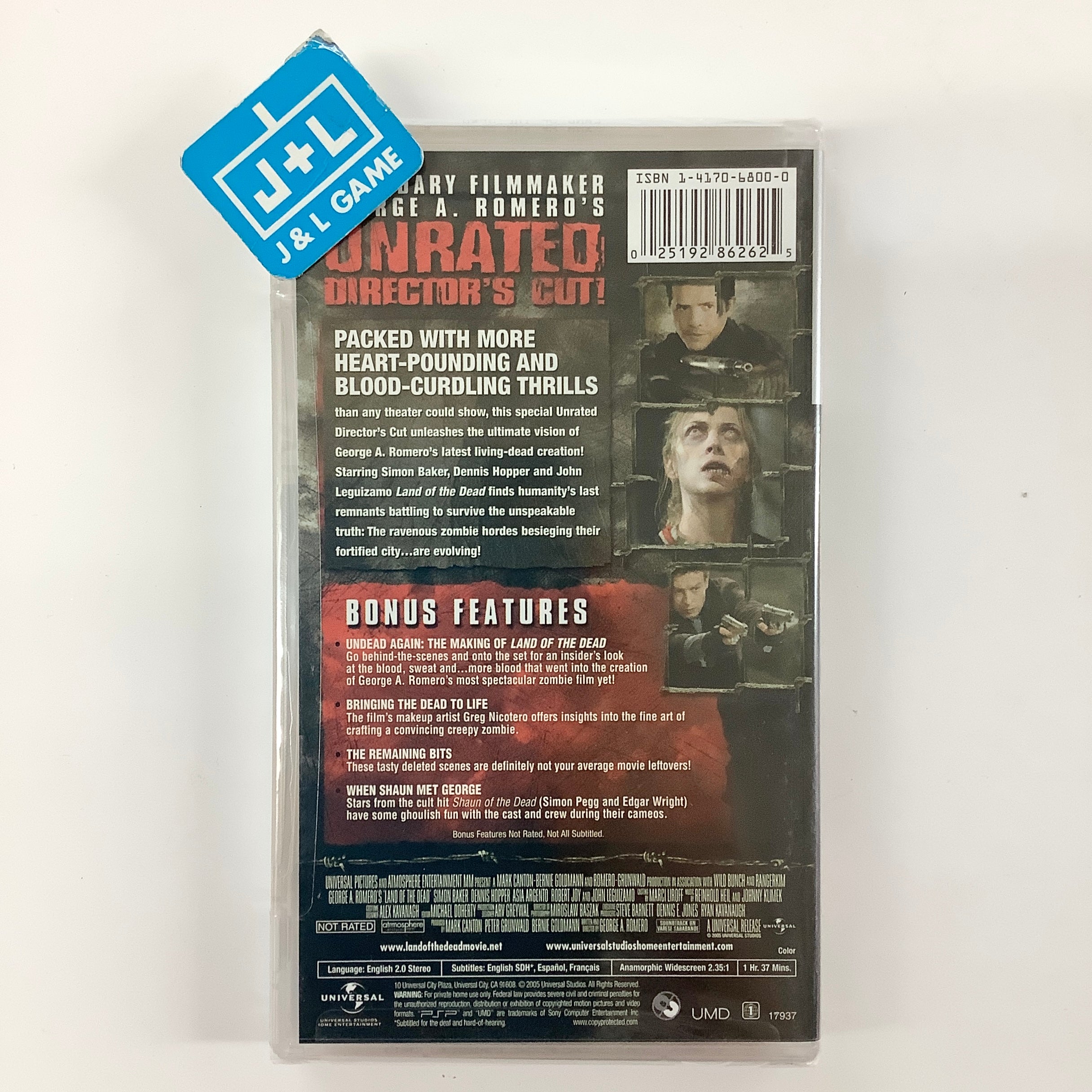 Land of the Dead - PSP UMD Video Home Sony Pictures