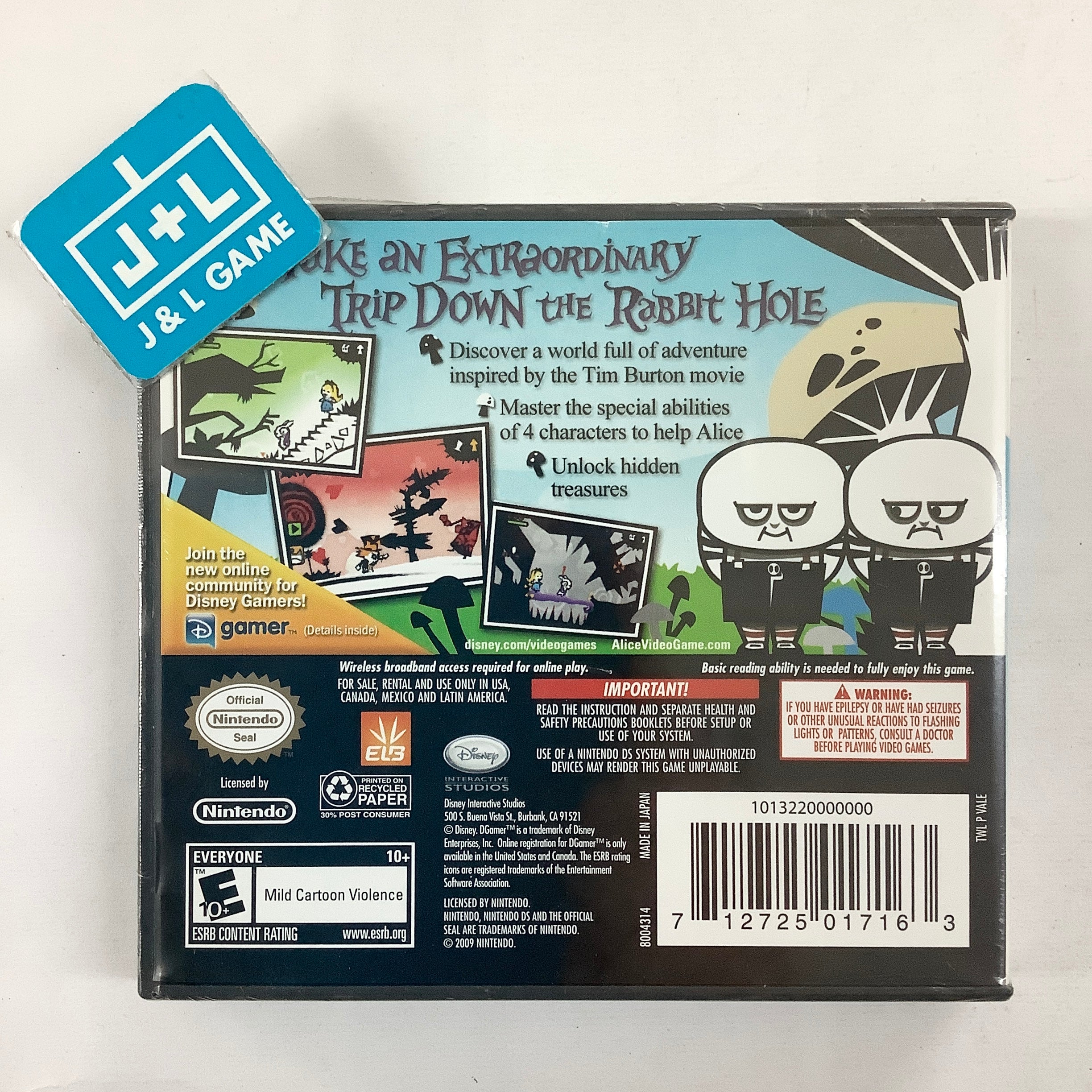 Alice in Wonderland -  (NDS) Nintendo DS Video Games Disney Interactive Studios   