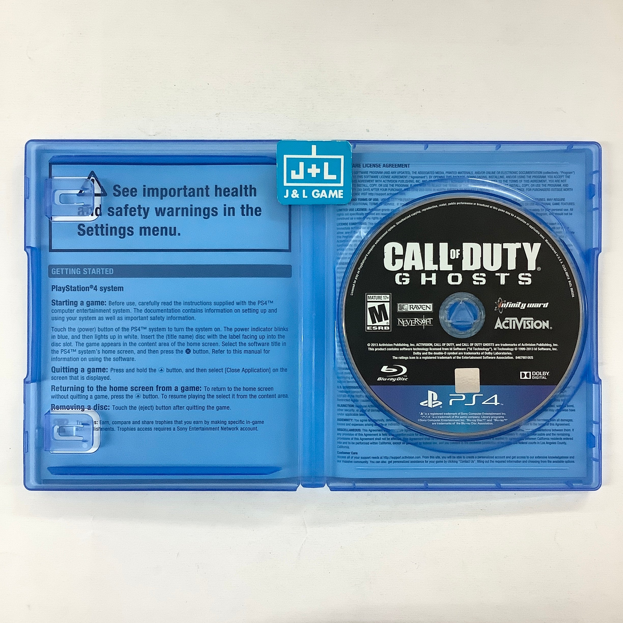 Call of Duty Ghost L 0124 (Grigio) // Adesivo OEM JDM Style Vinyl Transfer Call of Duty Ghost L 0124 (Grigio) // Adesivo OEM JDM Style Vinyl Transfer