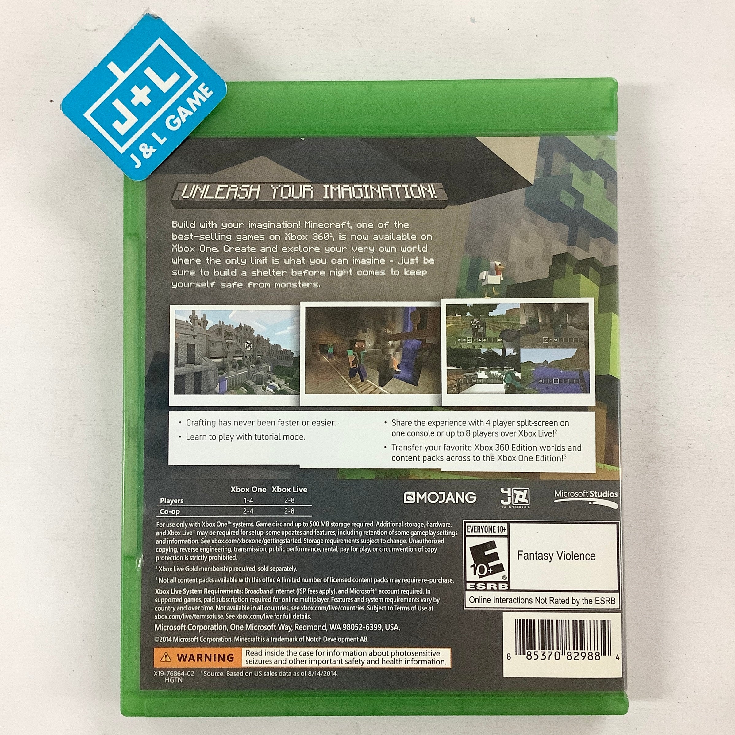 Minecraft - (XB1) Xbox One [Pre-Owned] Video Games Microsoft Game Studios