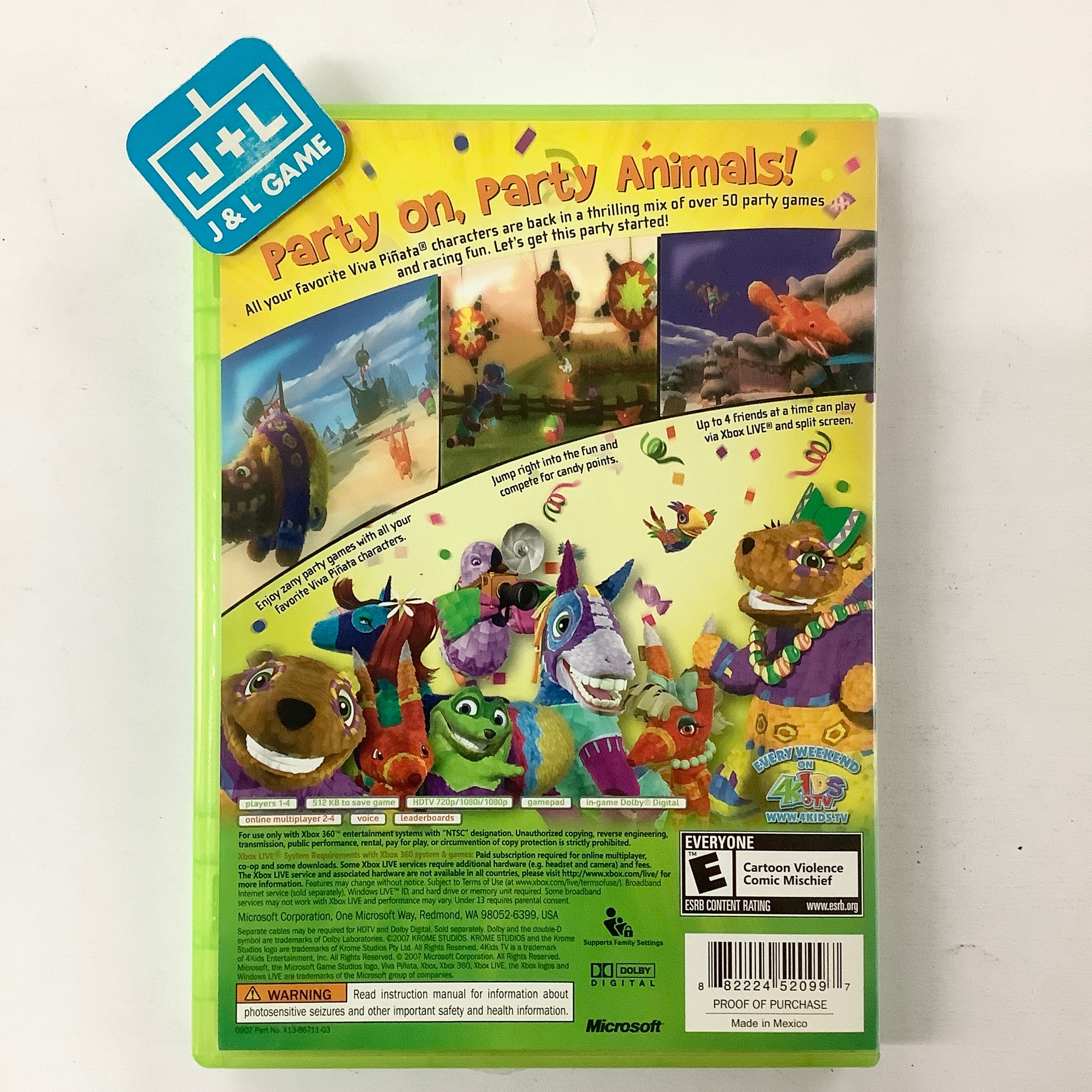 Viva Pinata: Party Animals - Xbox 360 [Pre-Owned] | J&L Game