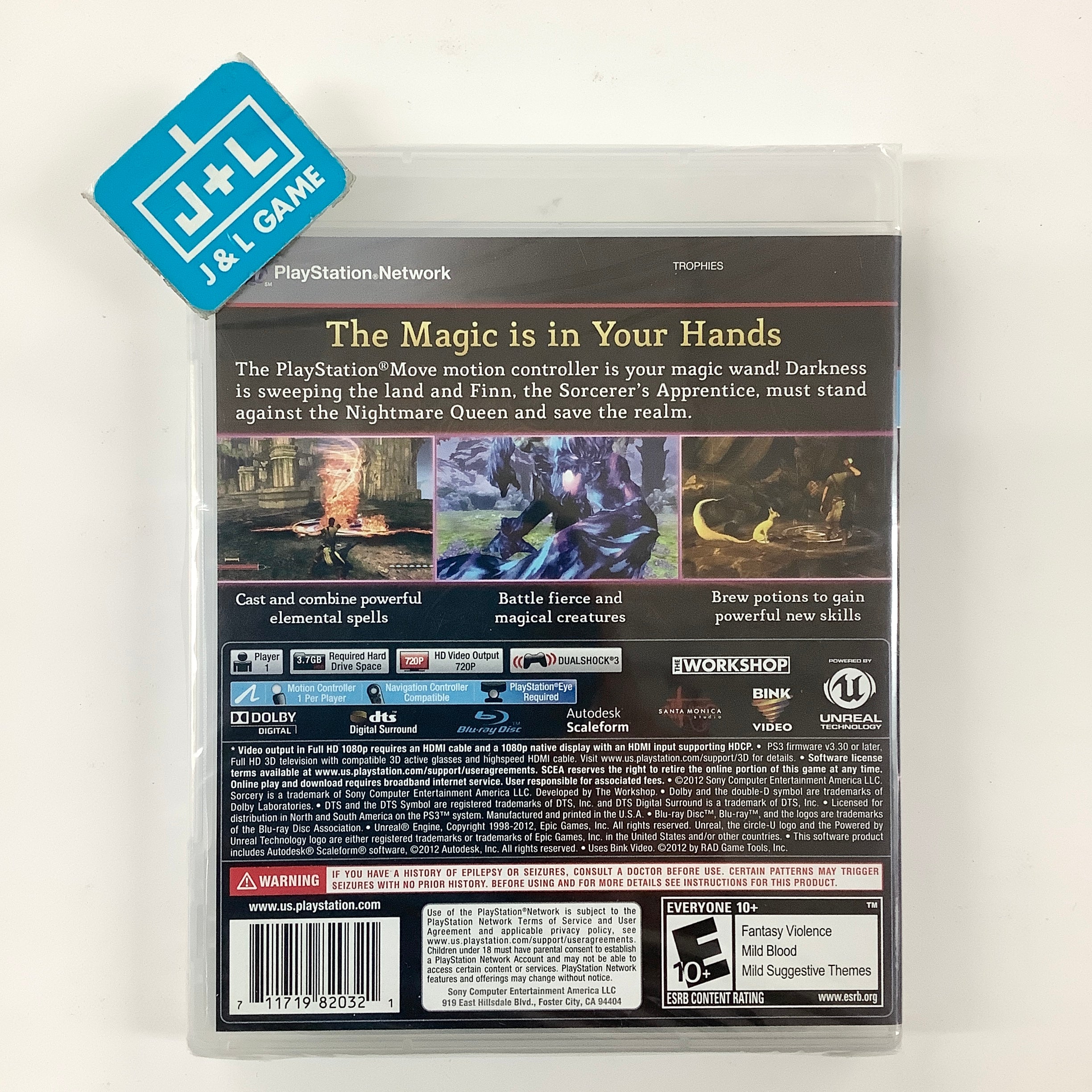 Sorcery (PlayStation Move Required) - (PS3) PlayStation 3 Video Games SCEA