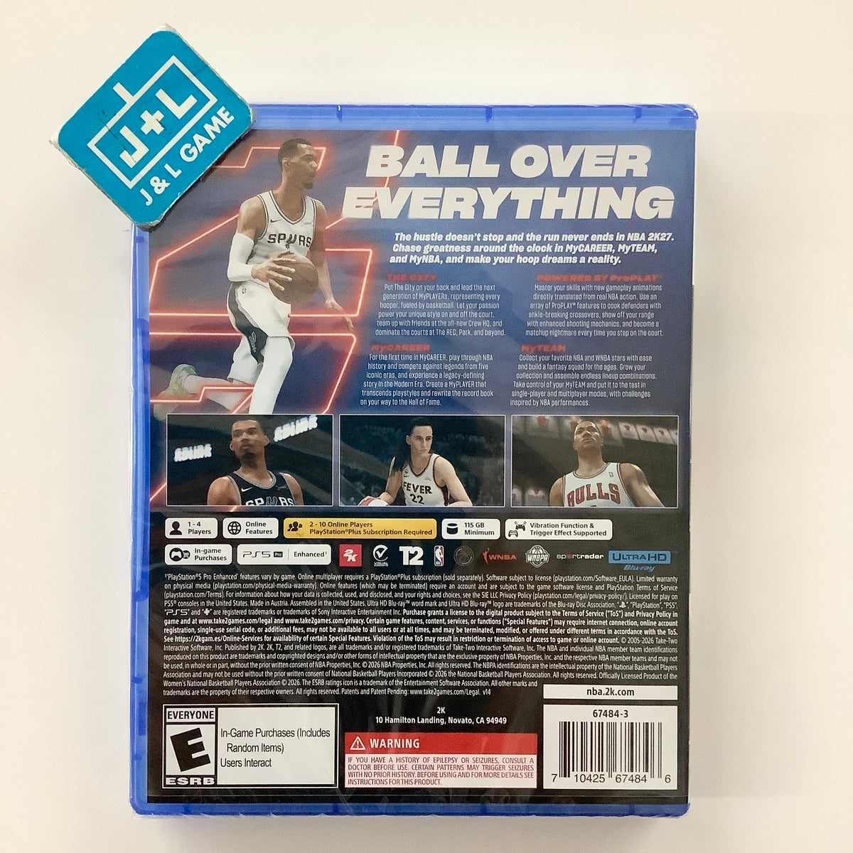 NBA 2K27 - (PS5) PlayStation 5 Video Games 2K
