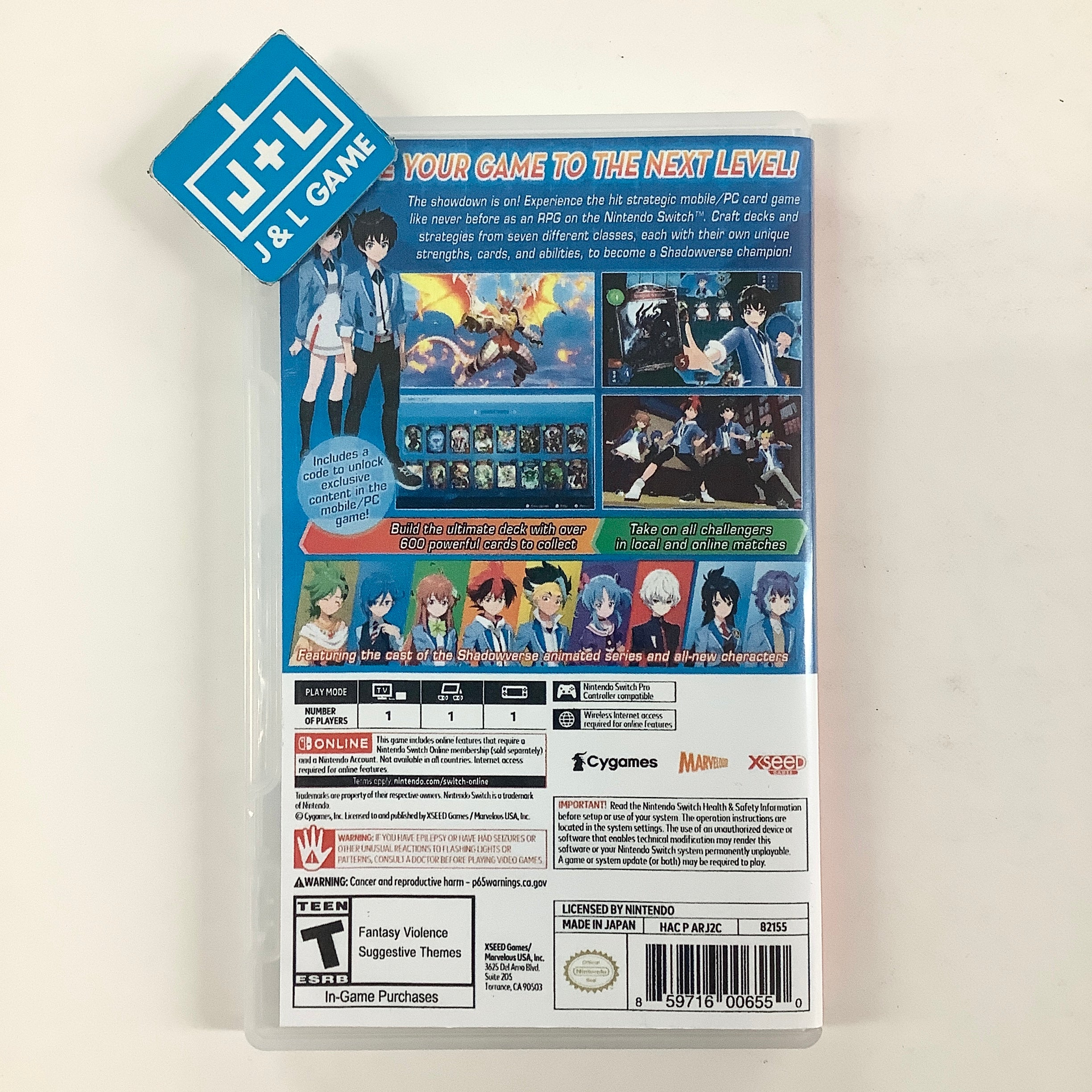 Shadowverse: Champion's Battle - (NSW) Nintendo Switch [Pre-Owned] Video Games Xseed