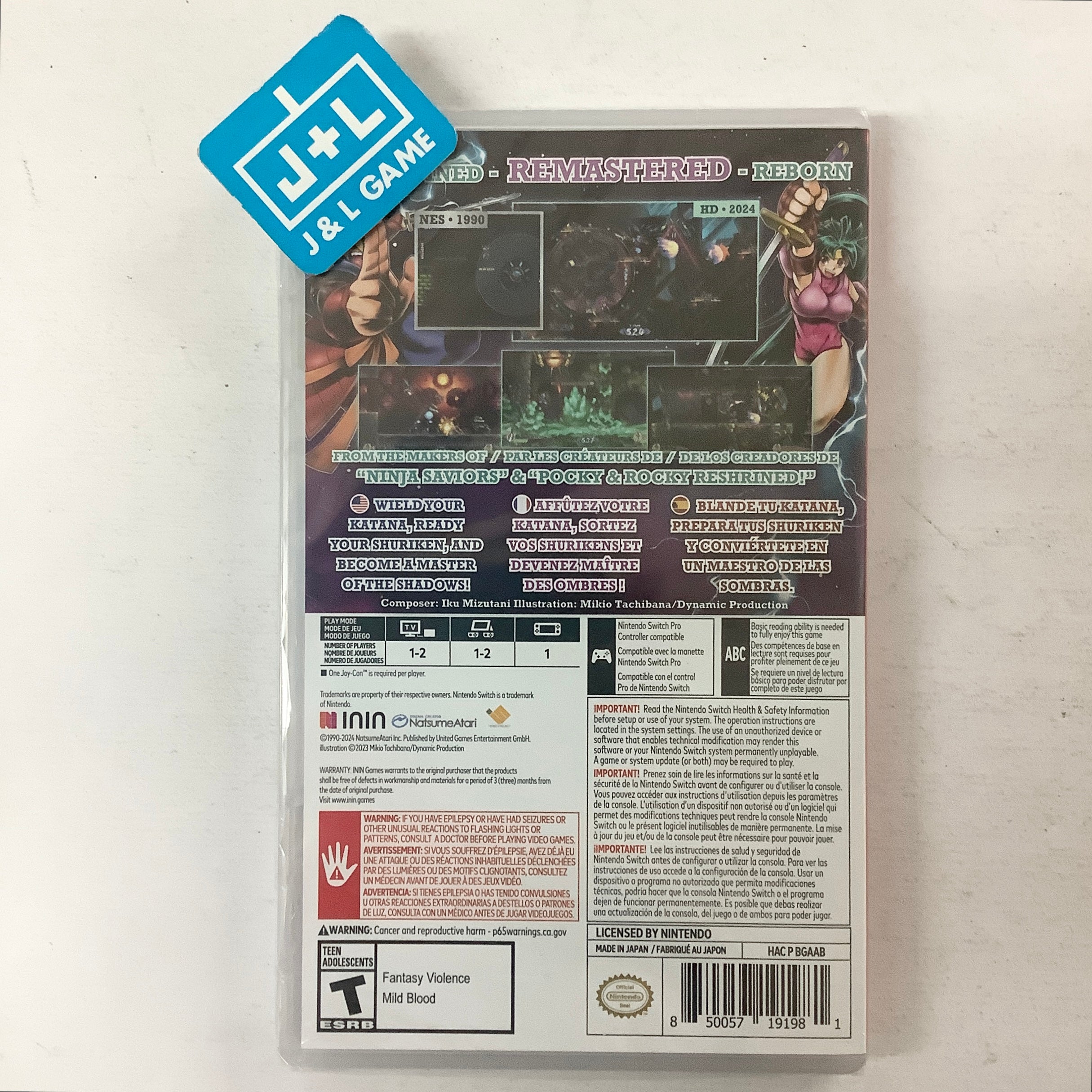 Shadow of the Ninja - Reborn - (NSW) Nintendo Switch Video Games ININ   