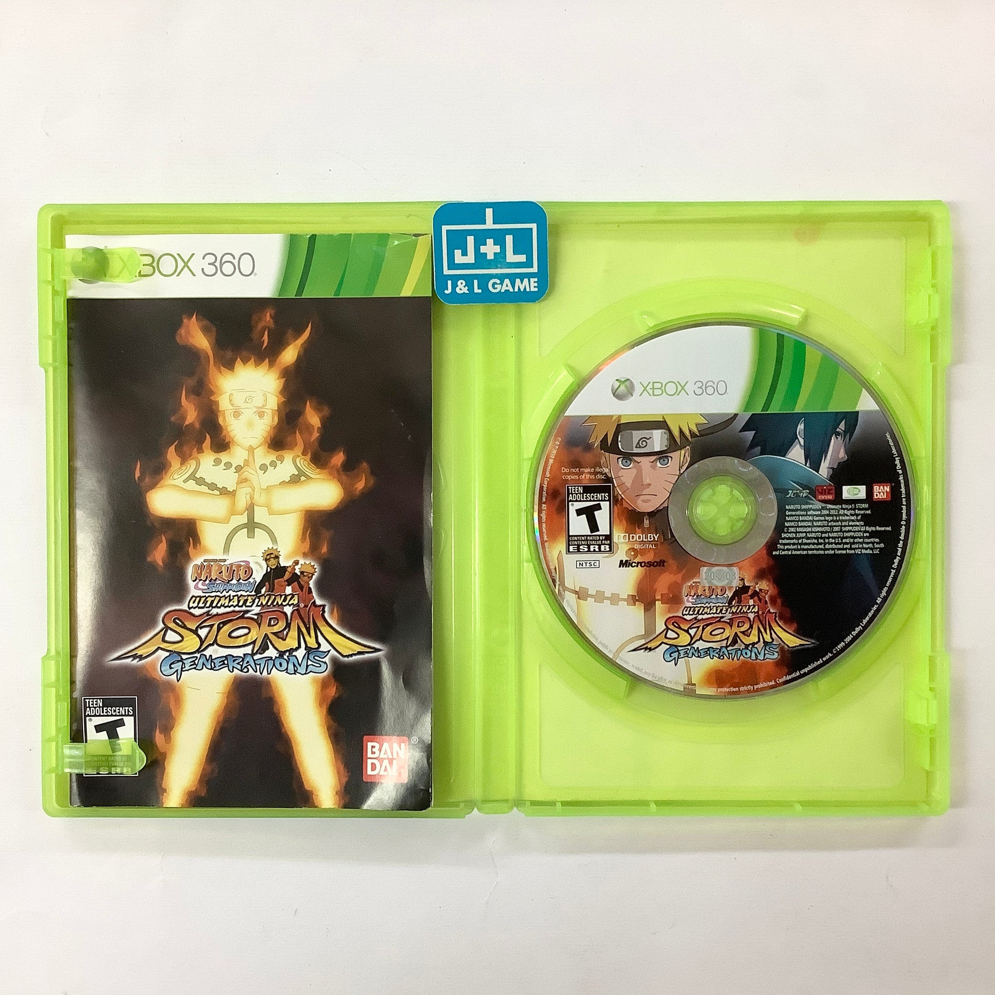 NARUTO SHIPPUDEN ULTIMATE NINJA STORM GENERATIONS XBOX 360 NEUF SOUS