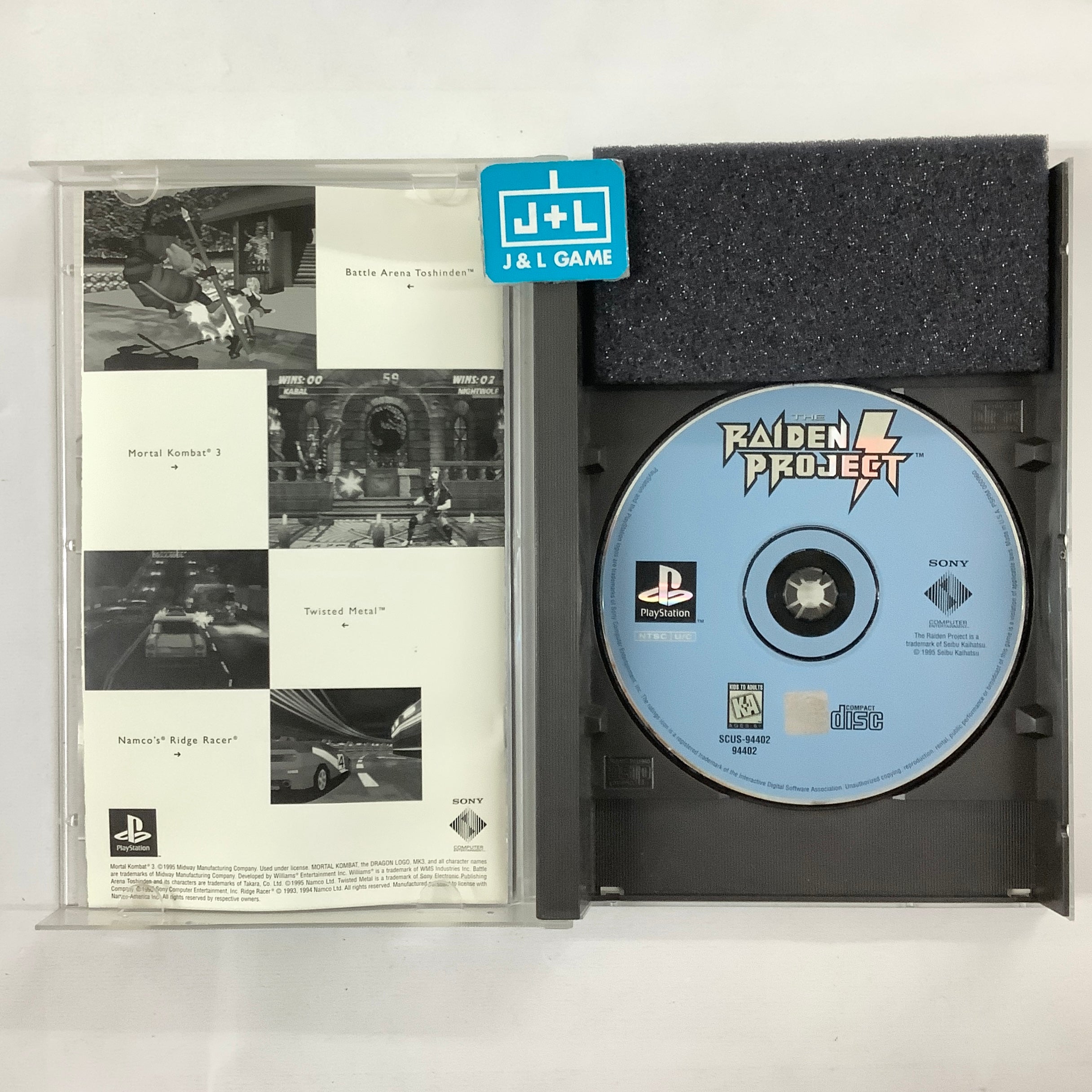 The Raiden Project (Long Box) - (PS1) PlayStation 1 [Pre-Owned] Video Games SCEA
