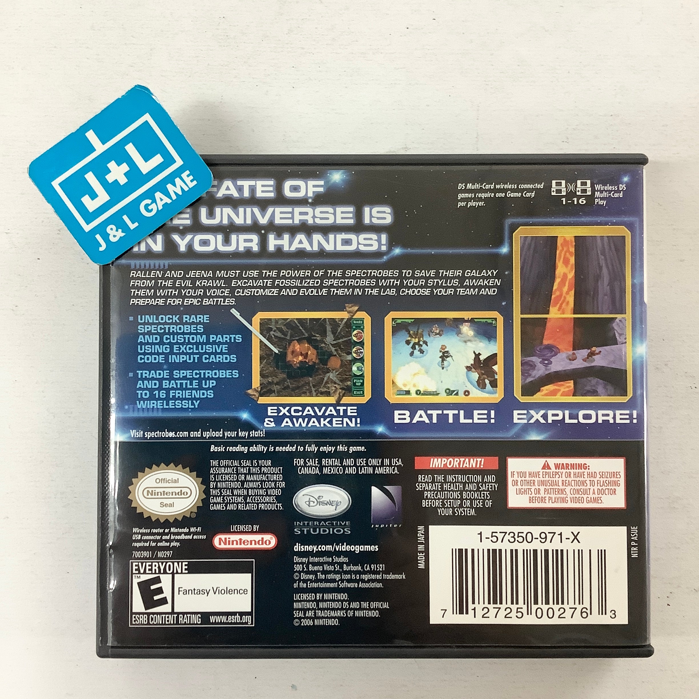 Spectrobes - (NDS) Nintendo DS [Pre-Owned] | J&L Game