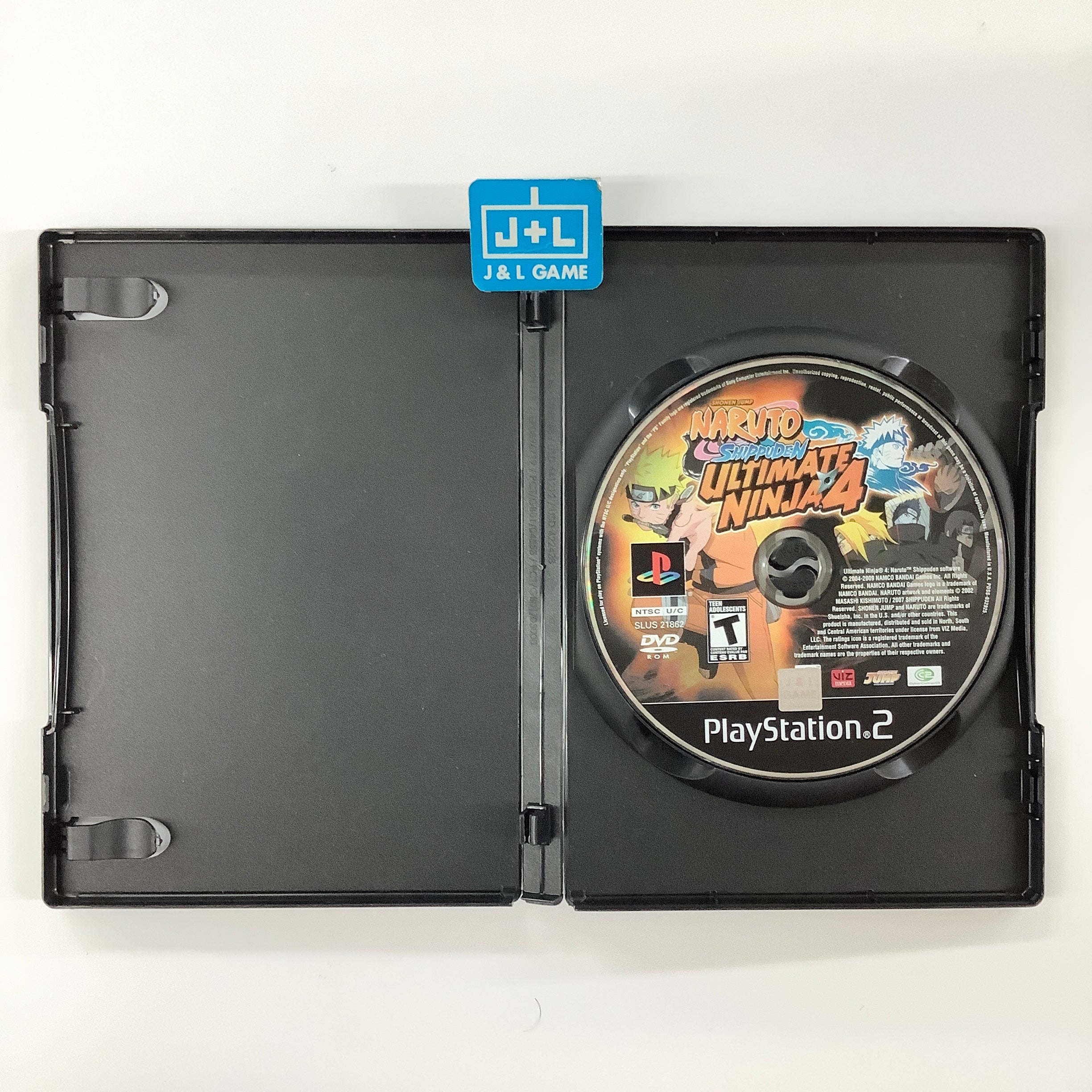 Naruto Shippuden: Ultimate Ninja 4 - (PS2) PlayStation 2 [Pre-Owned] Video Games BANDAI NAMCO Entertainment