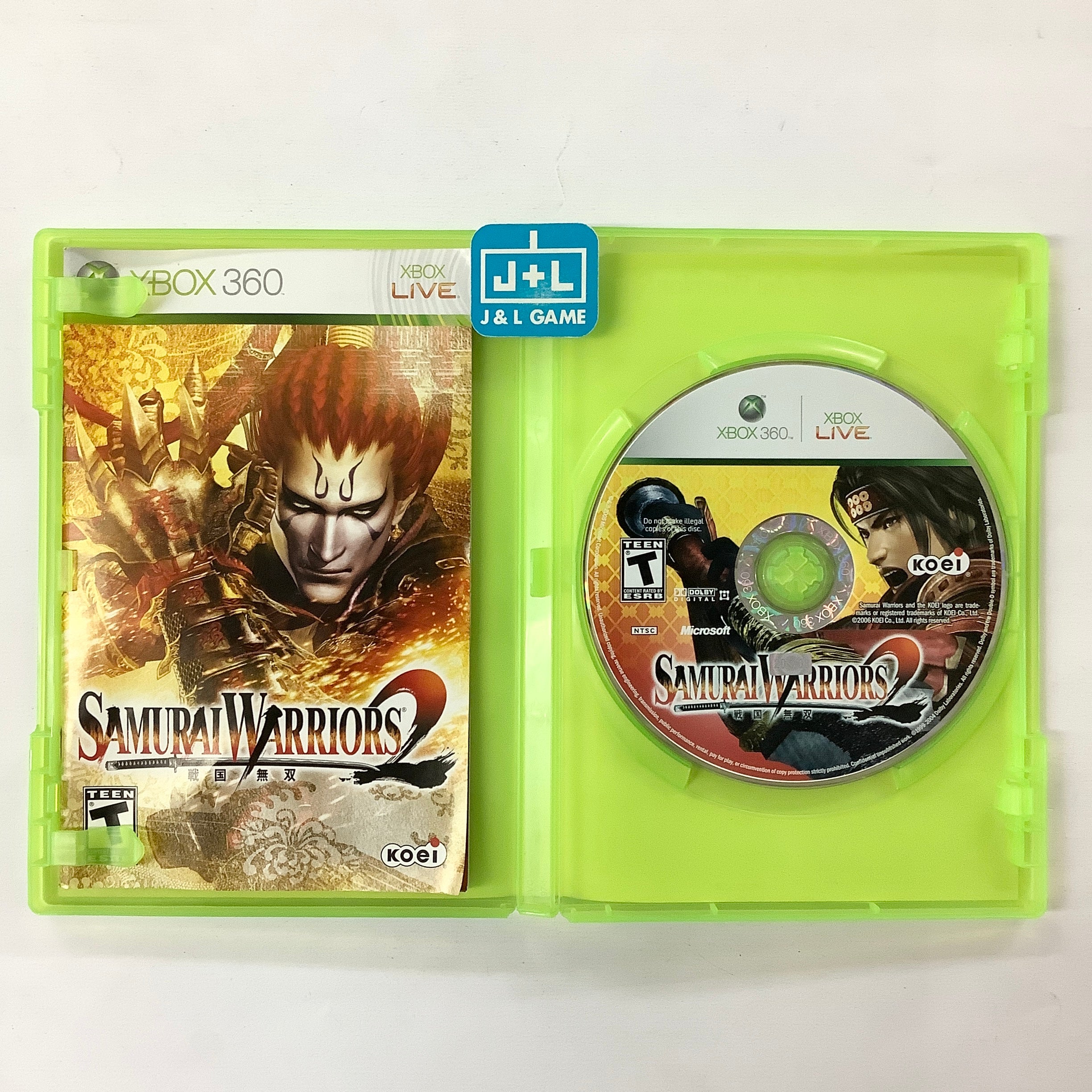Samurai Warriors 2 - Xbox 360 [Pre-Owned] Video Games Koei   