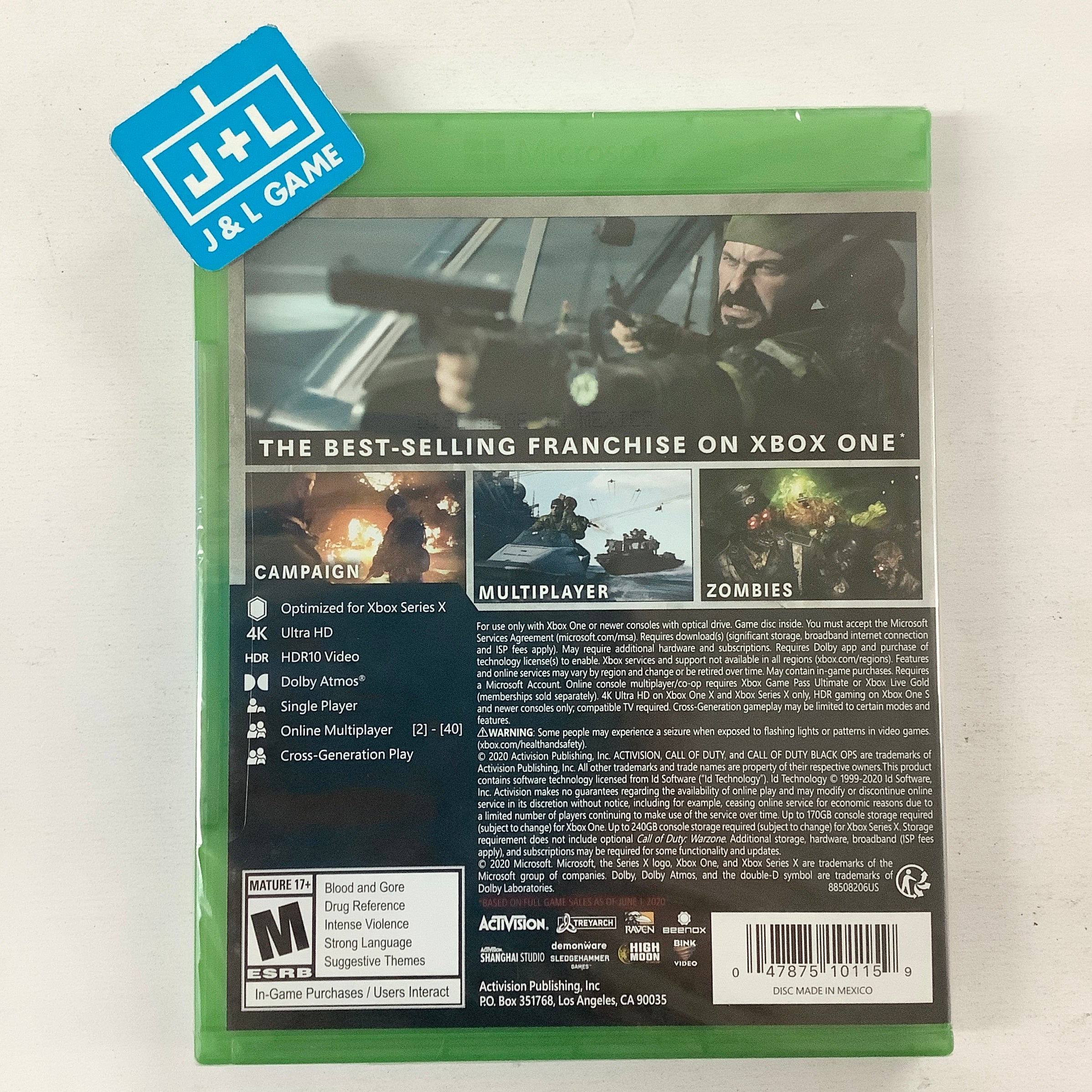 Cod Black Black Ops Cold War Xbox Series X Call Of Duty®: Black