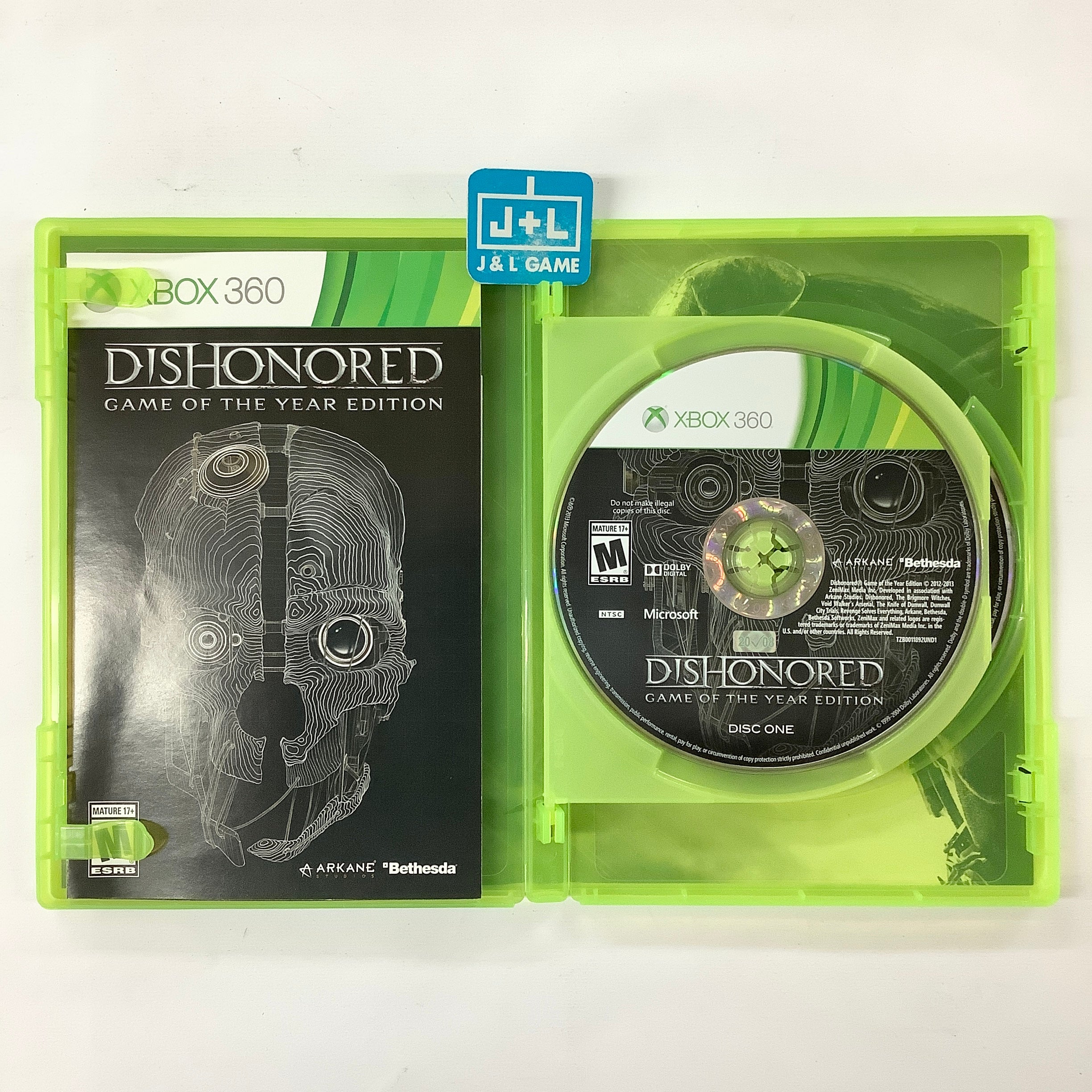 Dishonored: Game of the Year Edition - Xbox 360 [Pre-Owned] Video Games Bethesda   
