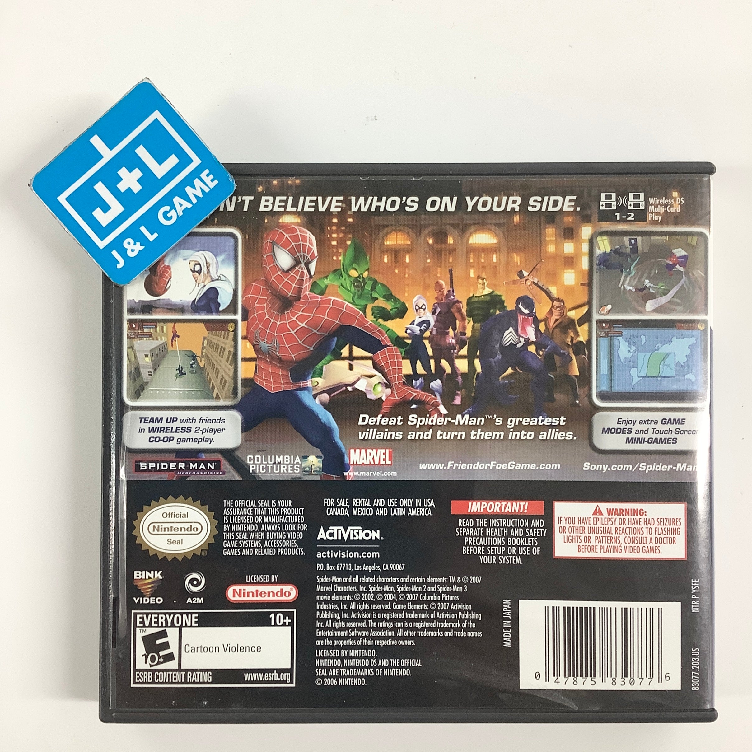 Spider-Man: Friend or Foe - (NDS) Nintendo DS [Pre-Owned]