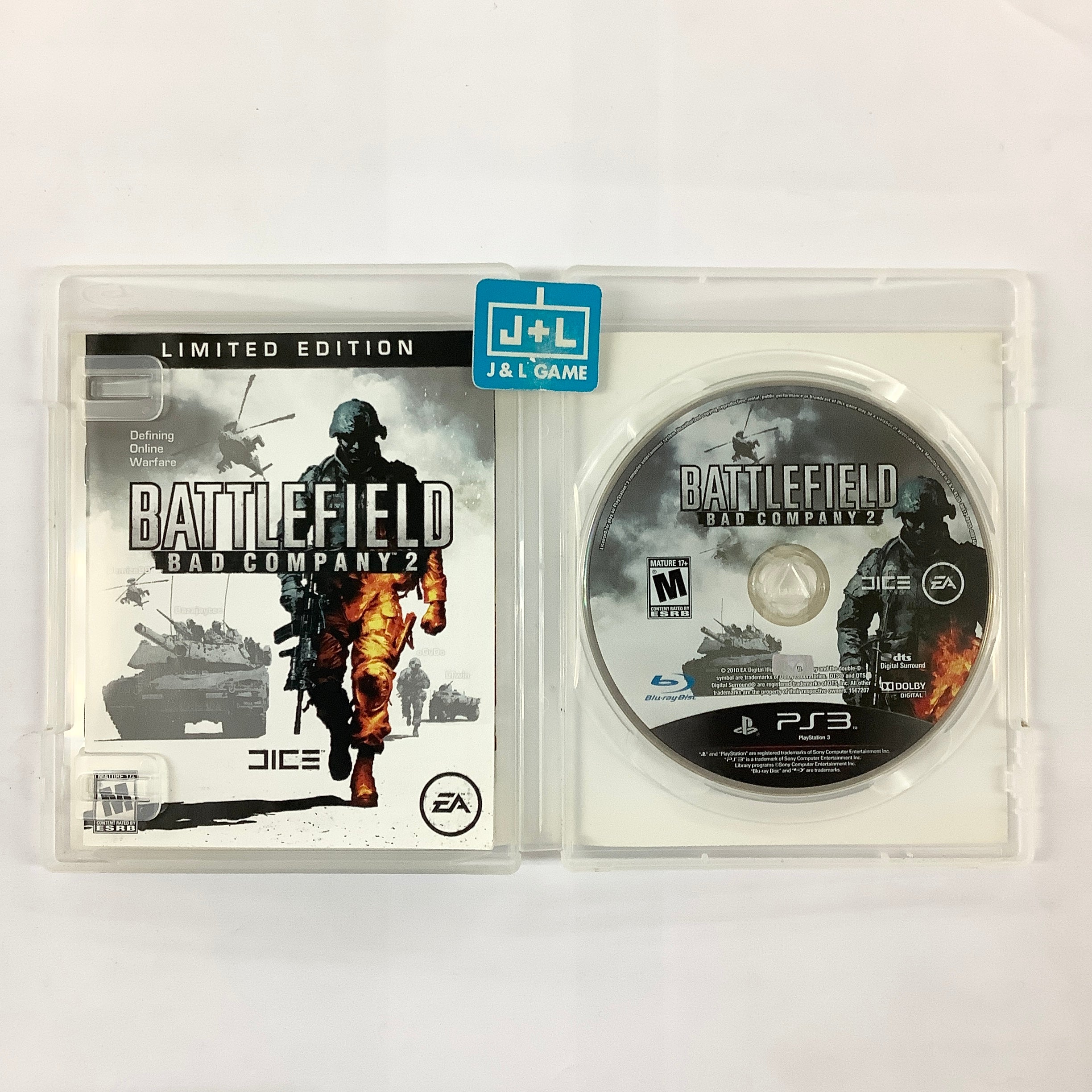 Battlefield: Bad Company 2 (Limited Edition) - (PS3) PlayStation 3 [Pre-Owned] Video Games EA Games   