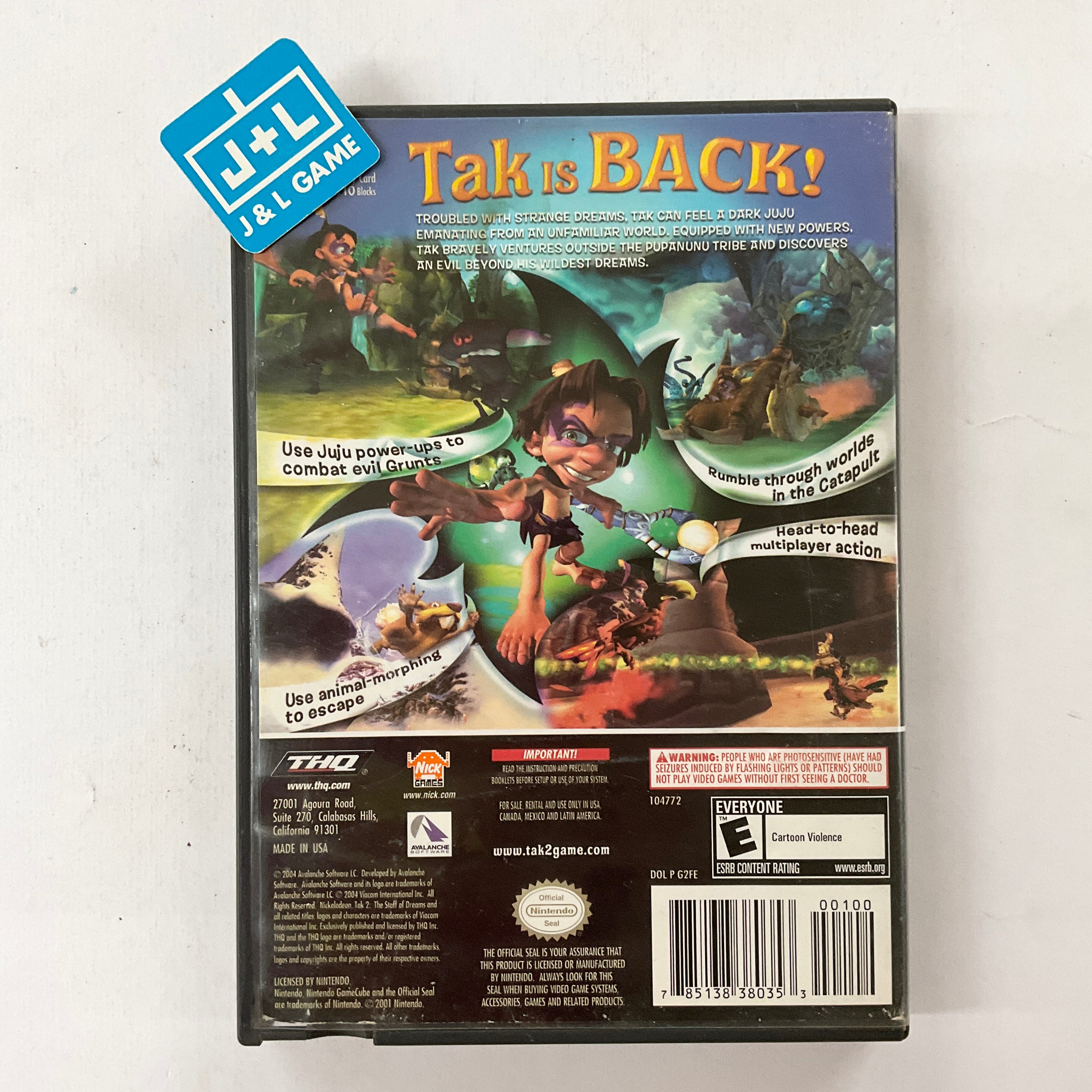 Tak 2: The Staff of Dreams - (GC) GameCube [Pre-Owned] | J&L Game