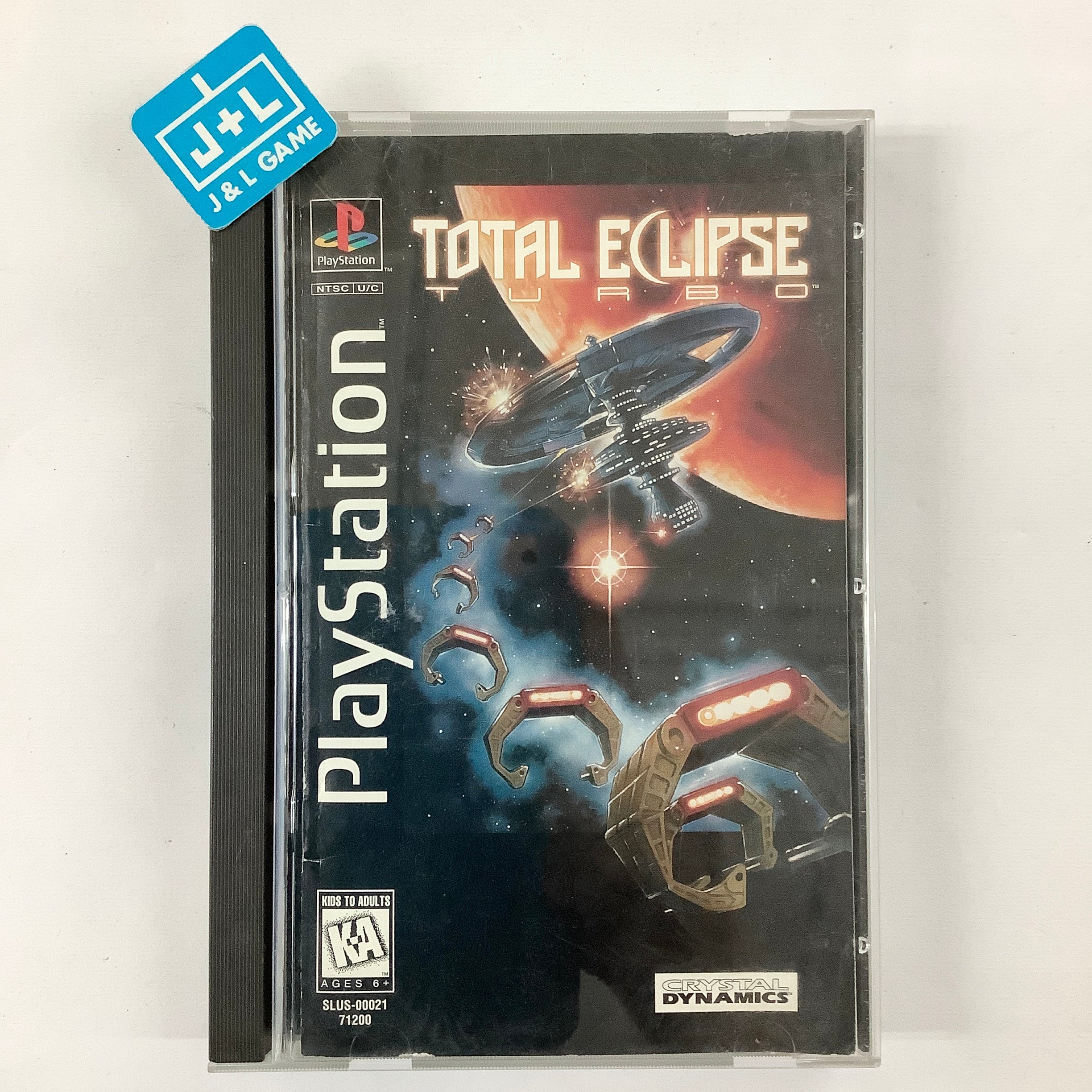 Total Eclipse Turbo (Long Box) - (PS1) Playstation 1 [Pre-Owned] Video Games Crystal Dynamics   