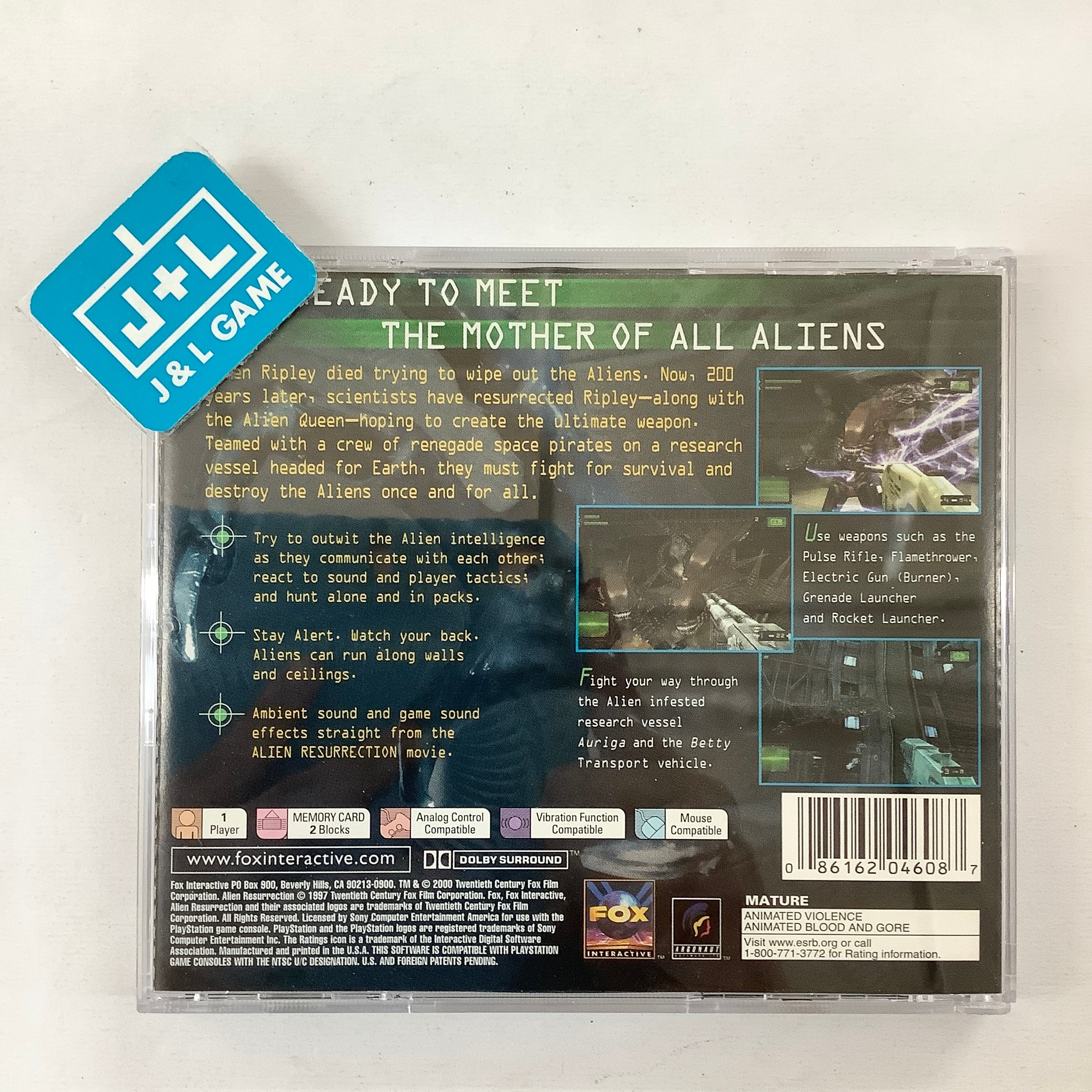 Alien Resurrection - (PS1) PlayStation 1 [Pre-Owned] | J&L Game