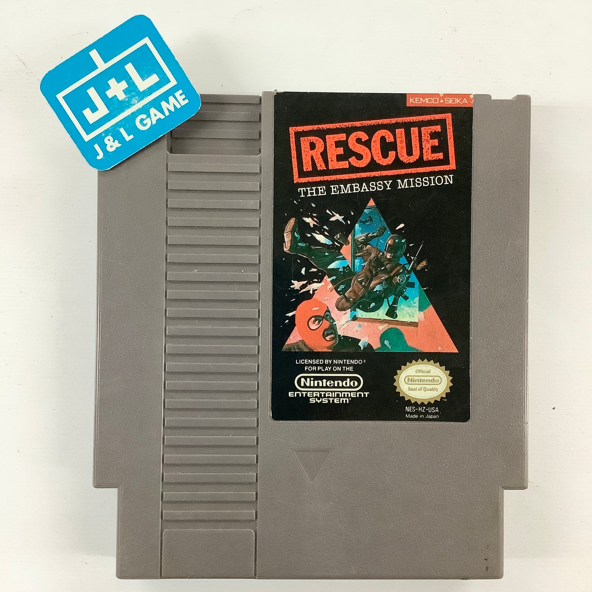 Rescue: The Embassy Mission - (NES) Nintendo Entertainment System [Pre-Owned] Video Games Kemco   