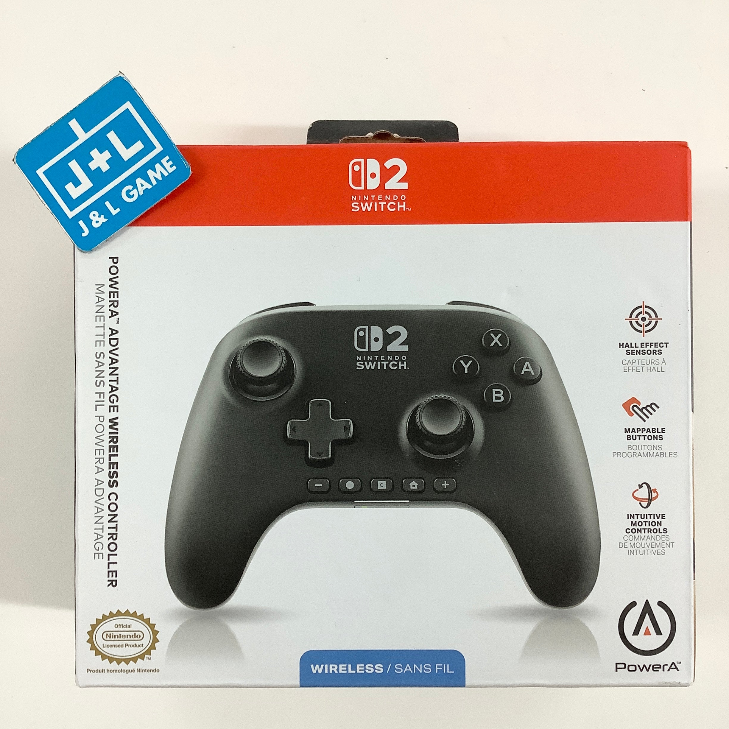PowerA Advantage Wireless Controller (Black) - (NS2) Nintendo Switch 2