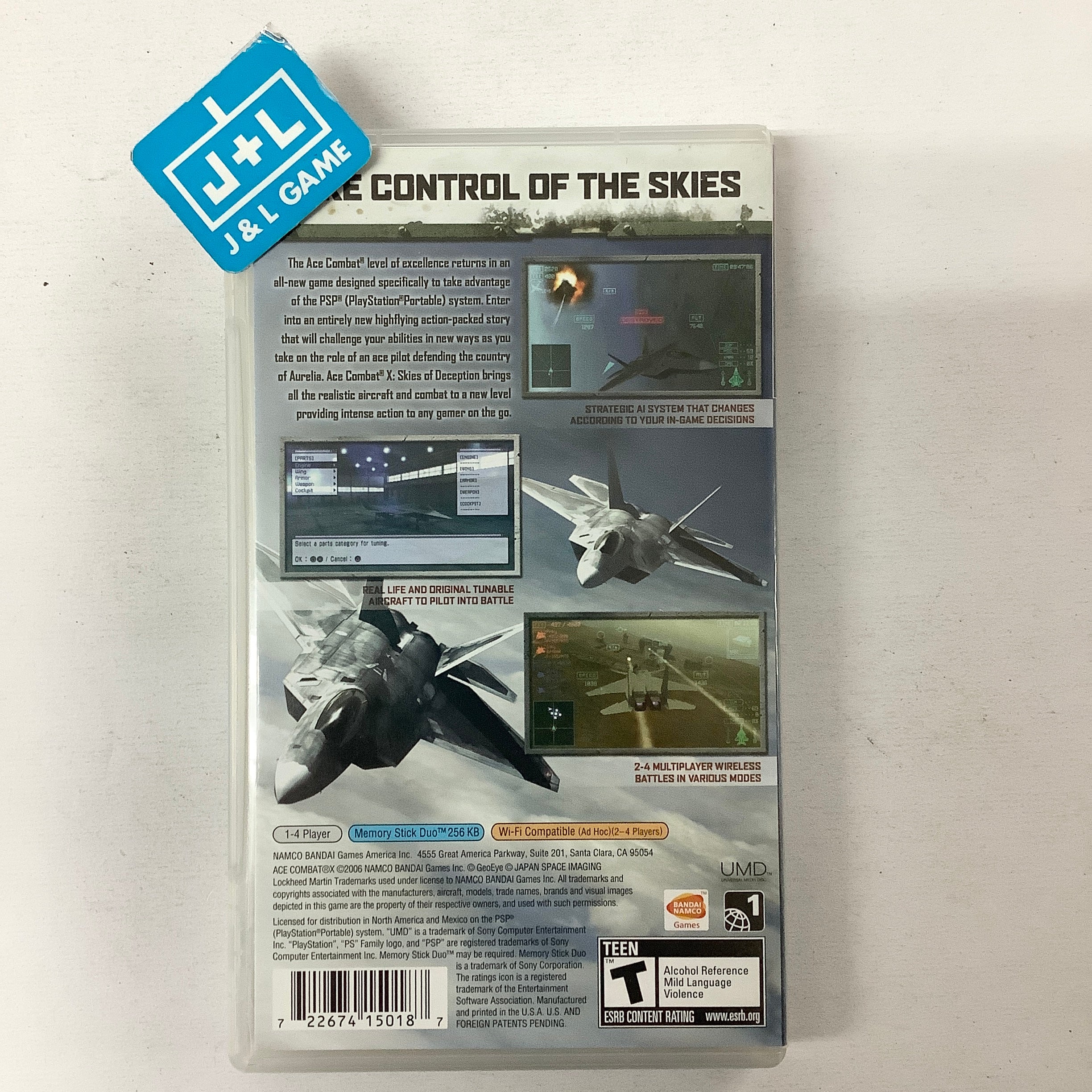 Ace Combat X: Skies of Deception - SONY PSP [Pre-Owned] | J&L Game