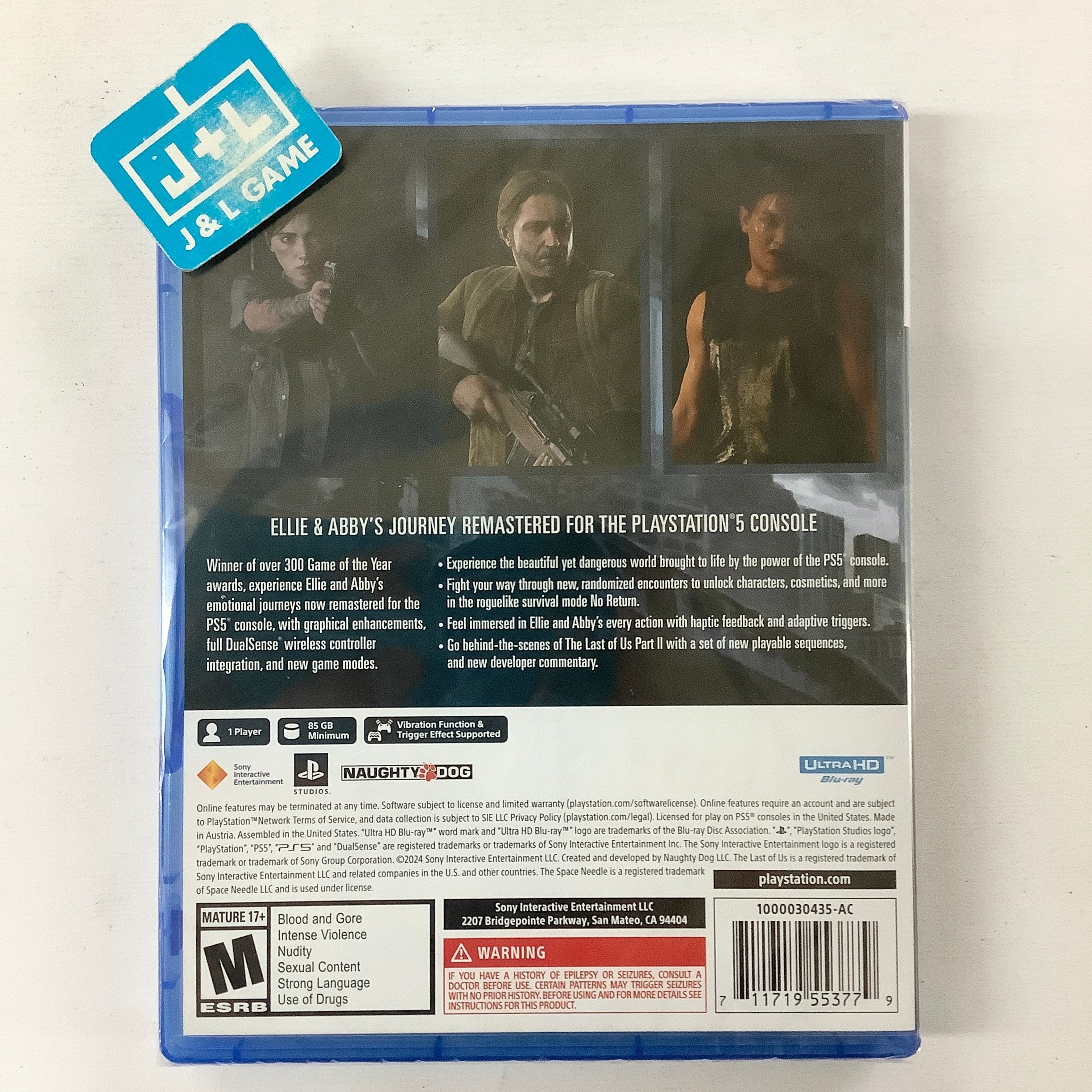 The Last of Us Part II Remastered - (PS5) PlayStation 5 Video Games PlayStation   
