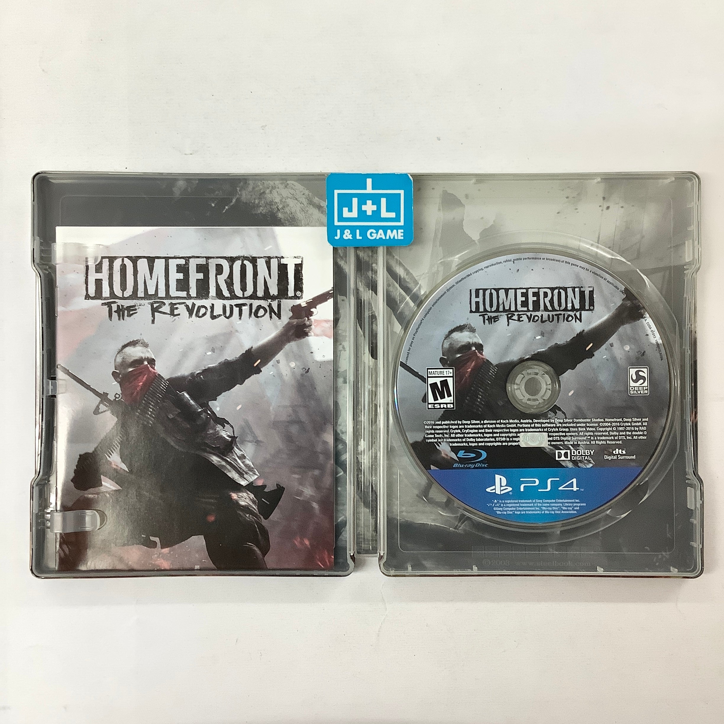Homefront: The Revolution (Steelbook Edition) - (PS4) PlayStation 4 [Pre-Owned] Video Games Deep Silver   