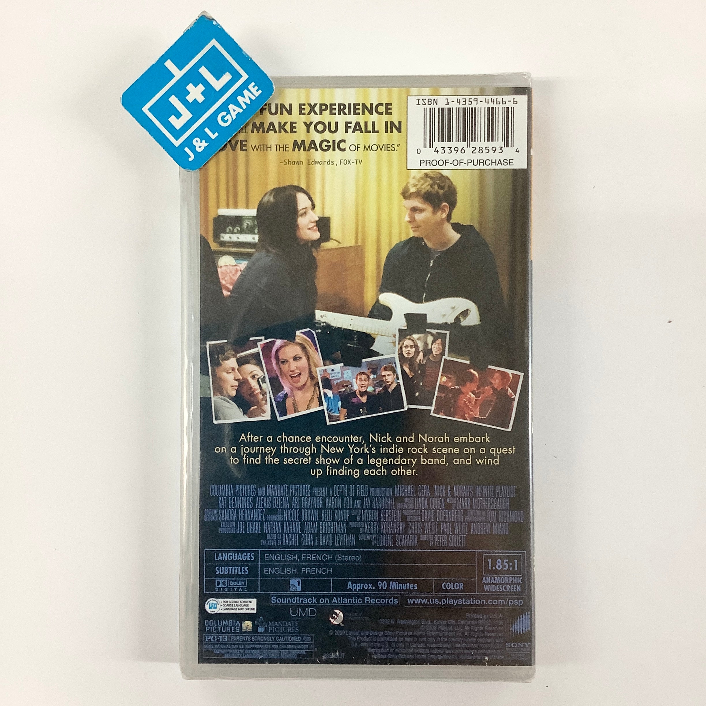 Nick and Norah's Infinite Playlist - PSP UMD Video Home Sony Pictures