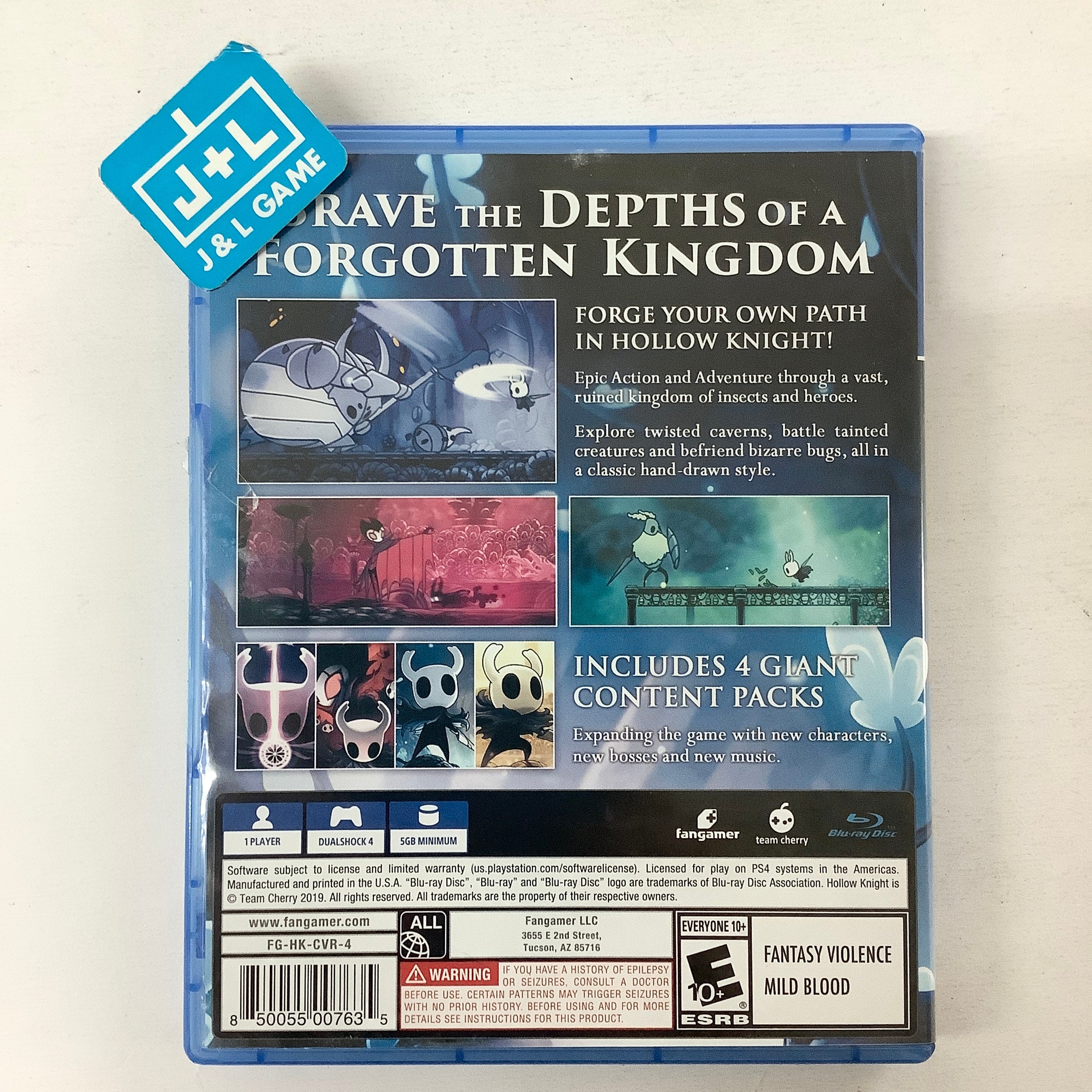 Hollow Knight - (PS4) PlayStation 4 [Pre-Owned] Video Games Fangamer   