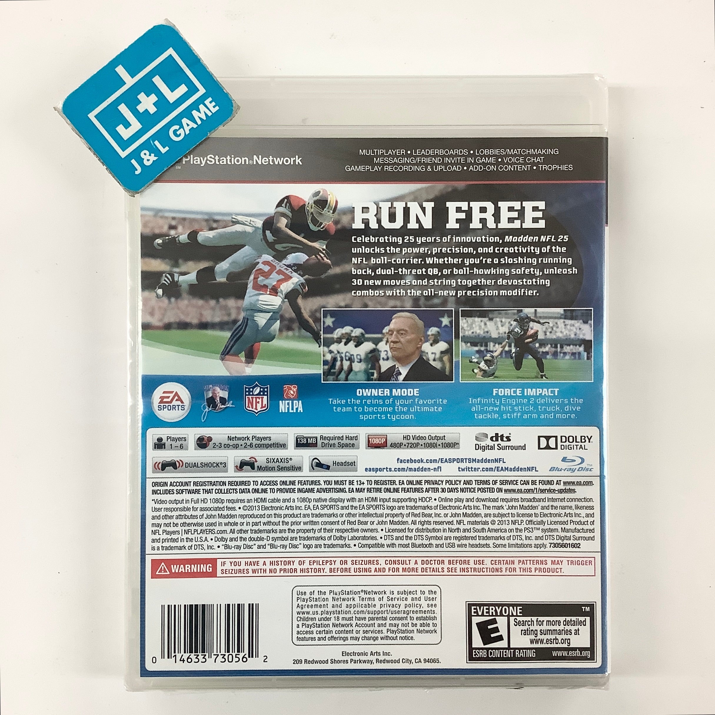 Madden NFL 25 (1989-2014) - (PS3) PlayStation 3