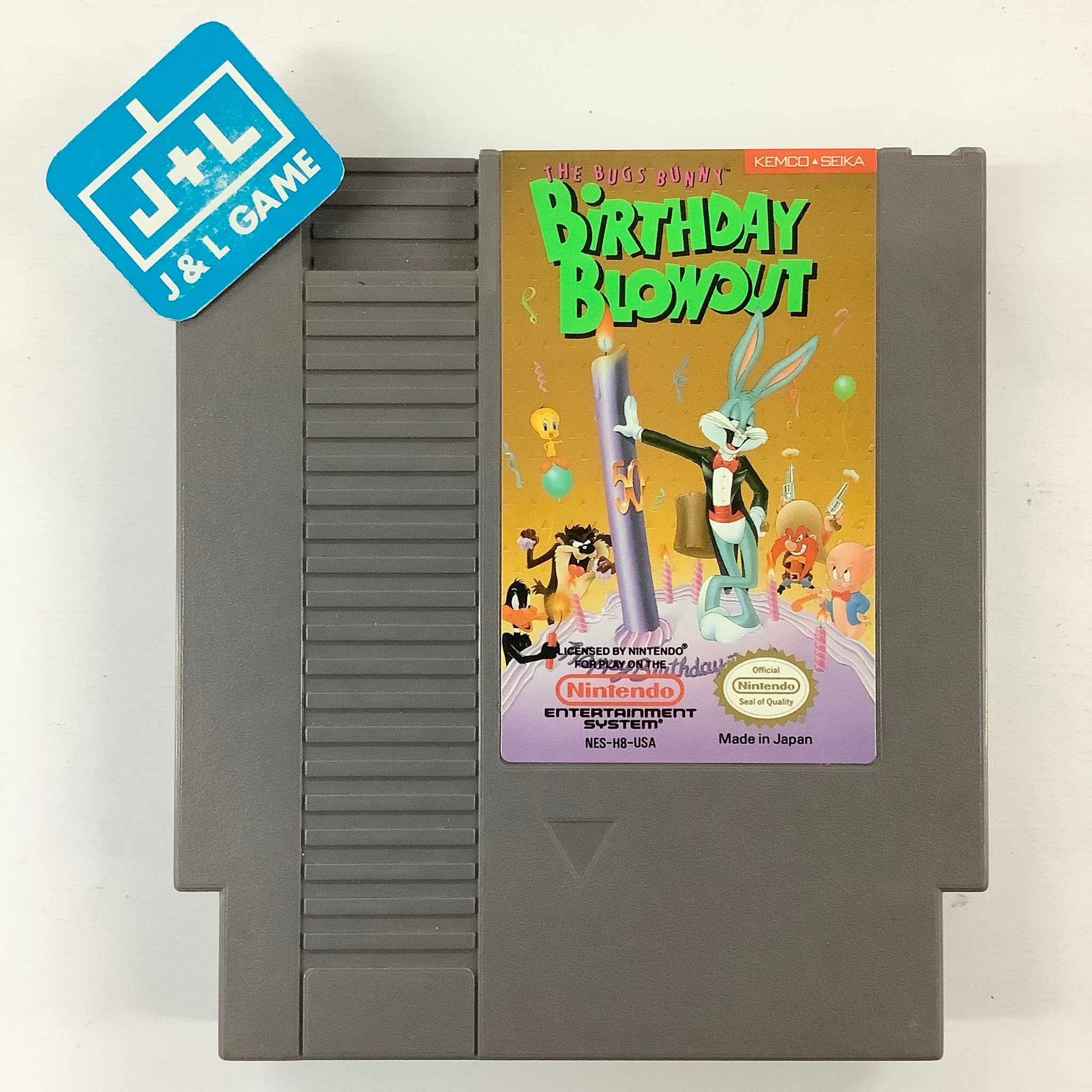 The Bugs Bunny Birthday Blowout - (NES) Nintendo Entertainment System [Pre-Owned] Video Games Kemco   