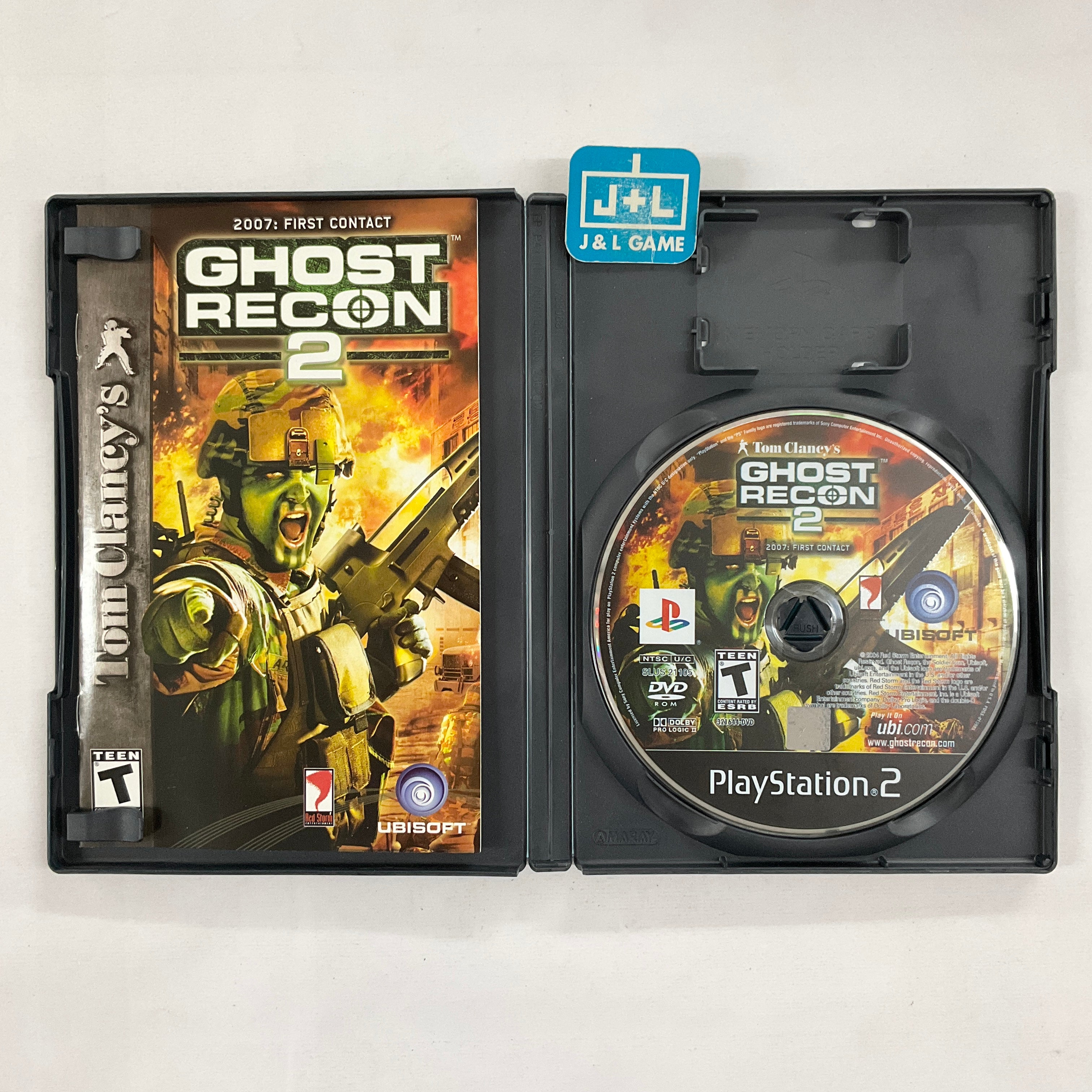 Tom Clancy's Ghost Recon Sur PS2 - Complet Et En Français - Ubisoft