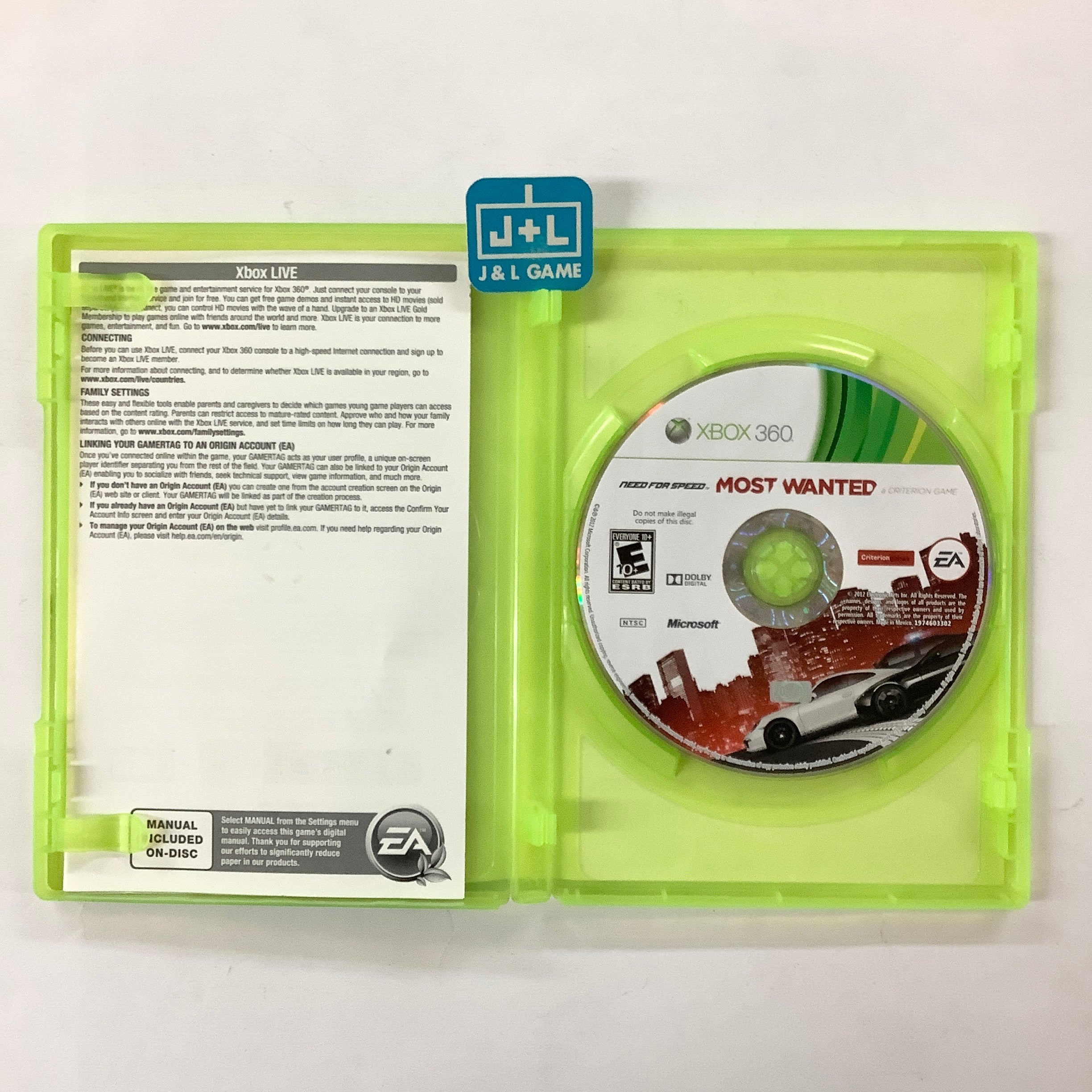 Need for Speed: Most Wanted - A Criterion Game - Xbox 360 [Pre-Owned] Video Games Electronic Arts   