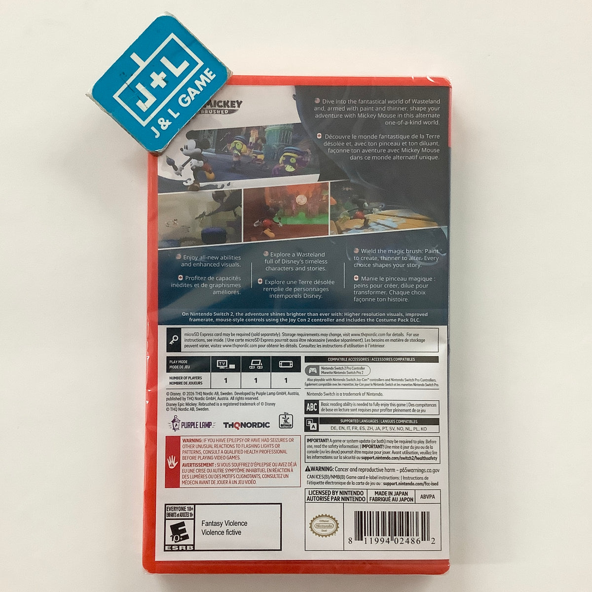 Disney Epic Mickey: Rebrushed - (NS2) Nintendo Switch 2