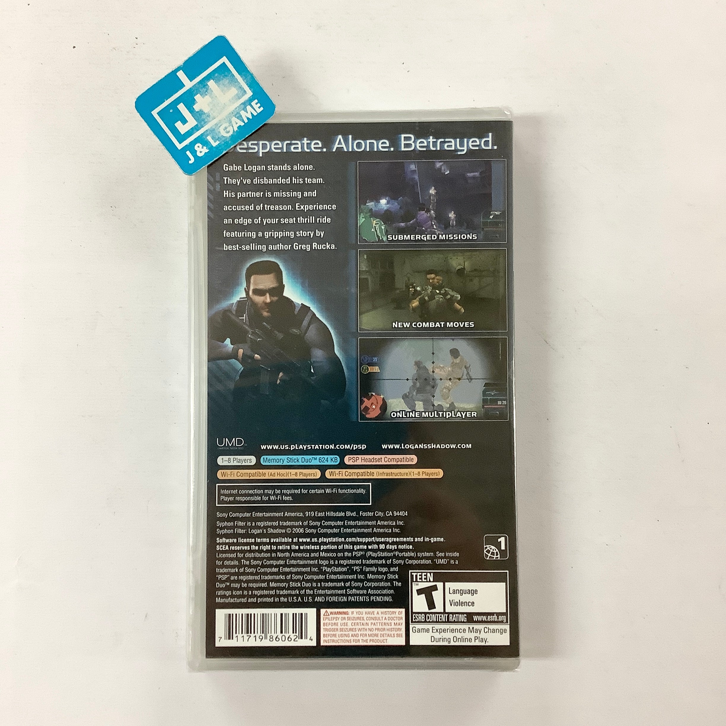 Syphon Filter: Logan's Shadow - Sony PSP | J&L Game