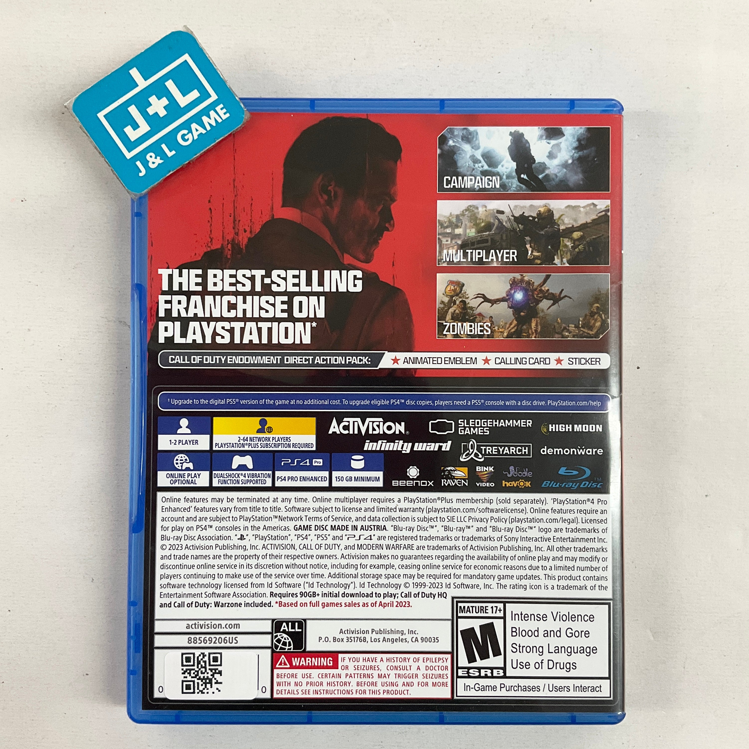 Call of Duty: Modern Warfare III - (PS4) PlayStation 4 [Pre-Owned] Video Games Call of Duty