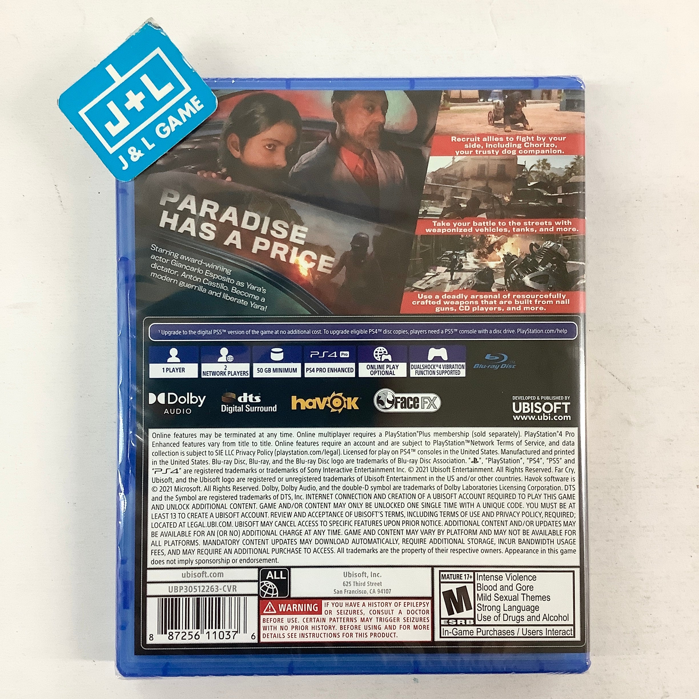 Far Cry 6 - (PS4) PlayStation 4 Video Games Ubisoft