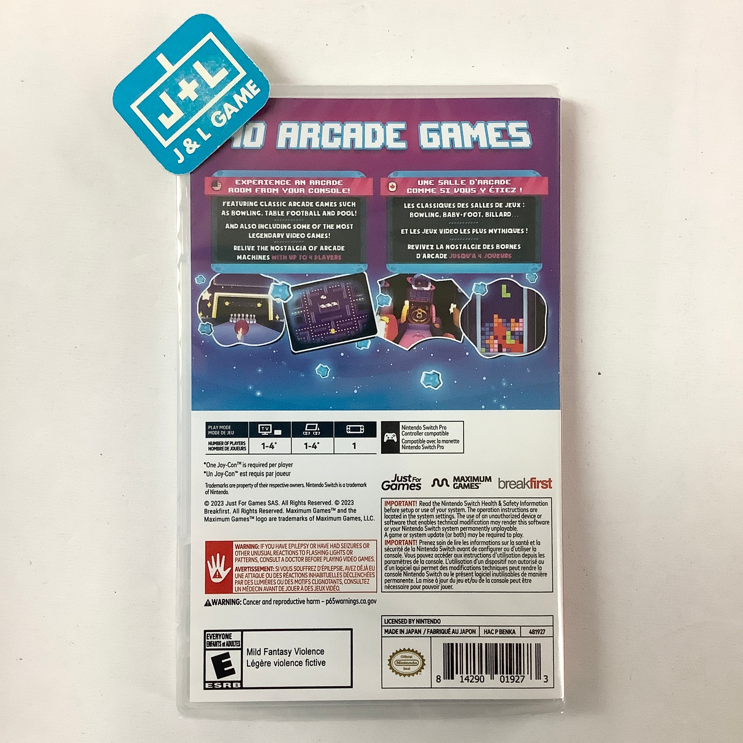 Arcade Game Zone - (NSW) Nintendo Switch Video Games Maximum Games   