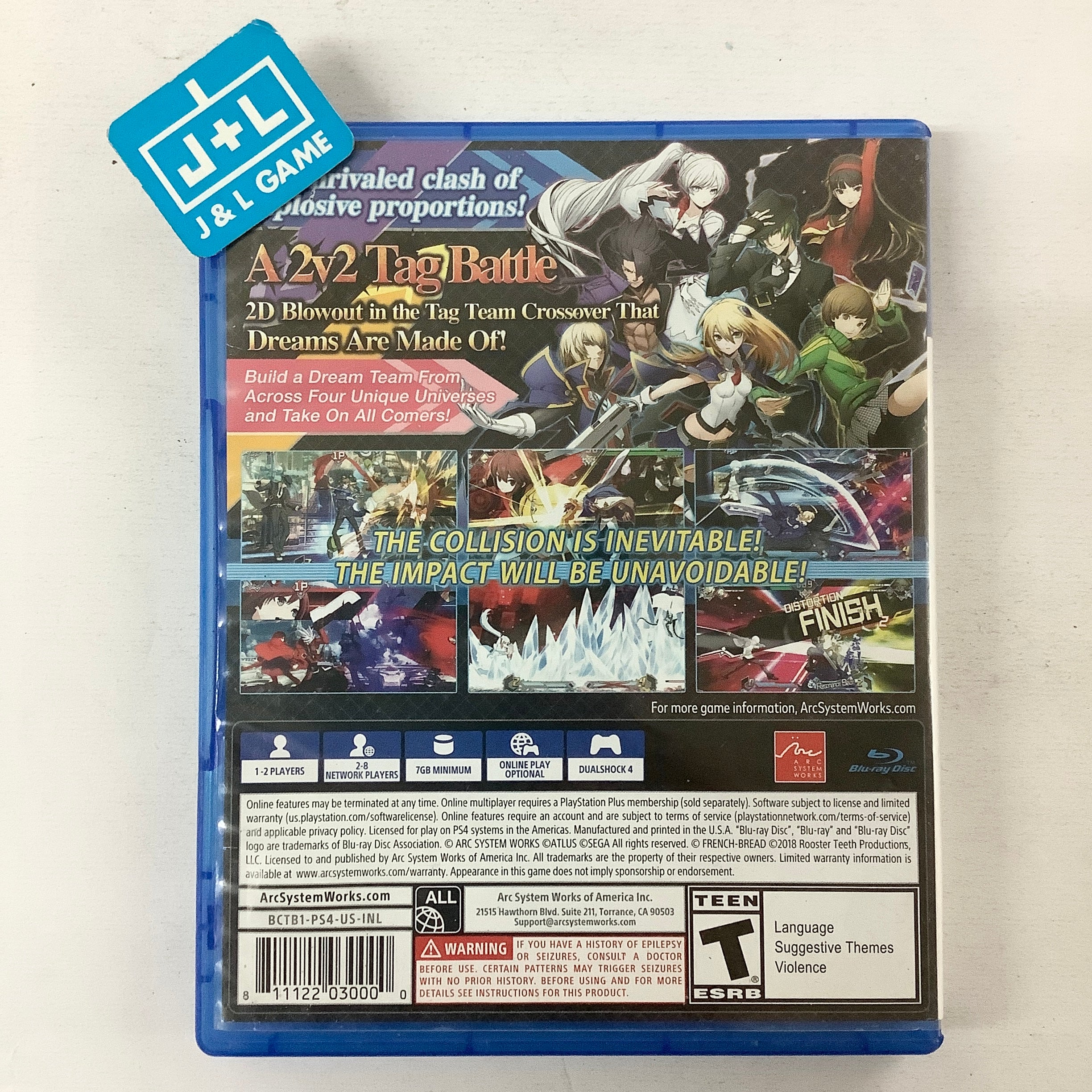 BlazBlue: Cross Tag Battle - (PS4) PlayStation 4 [Pre-Owned] Video Games Arc System Works   