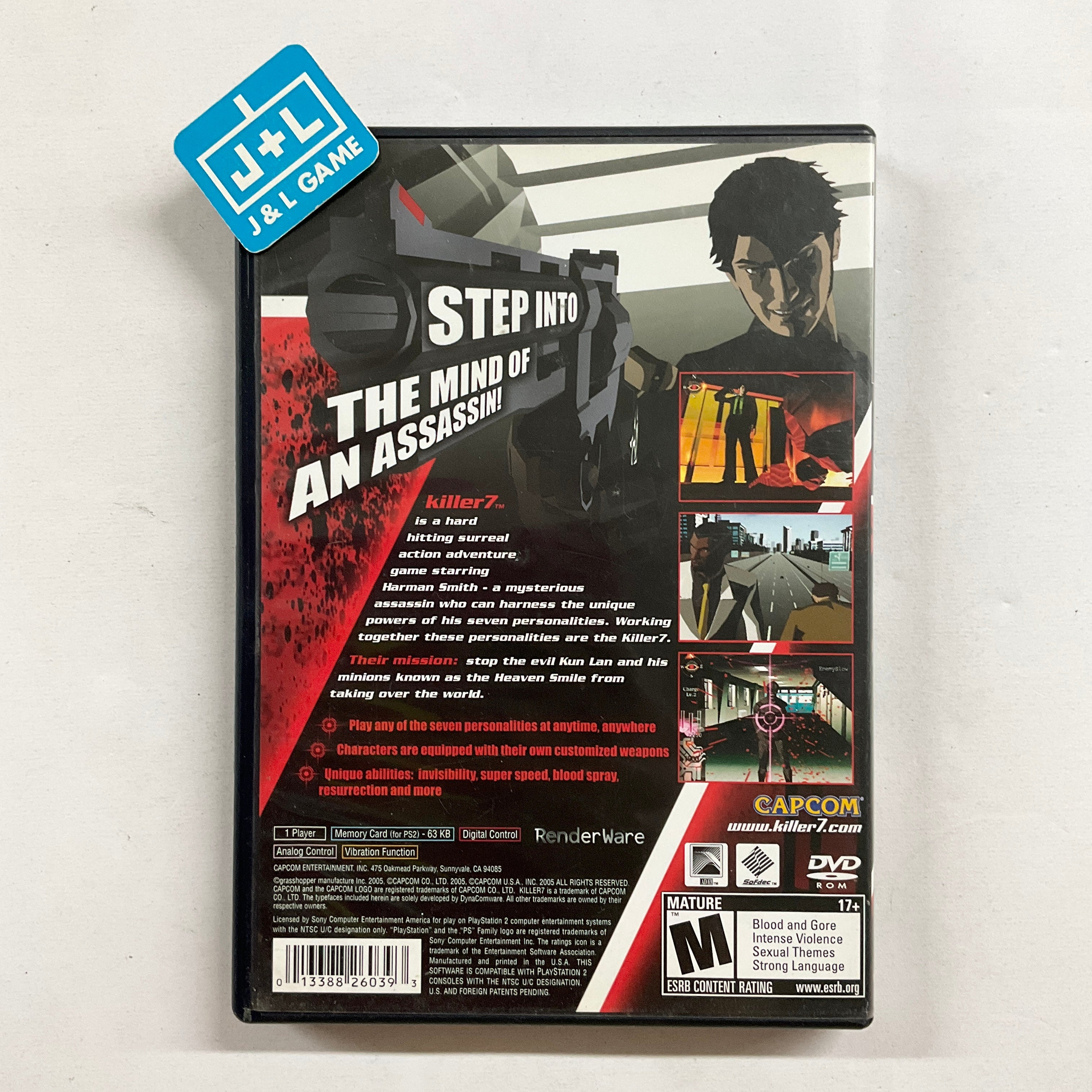 Killer7 - (PS2) PlayStation 2 [Pre-Owned] Video Games Capcom   