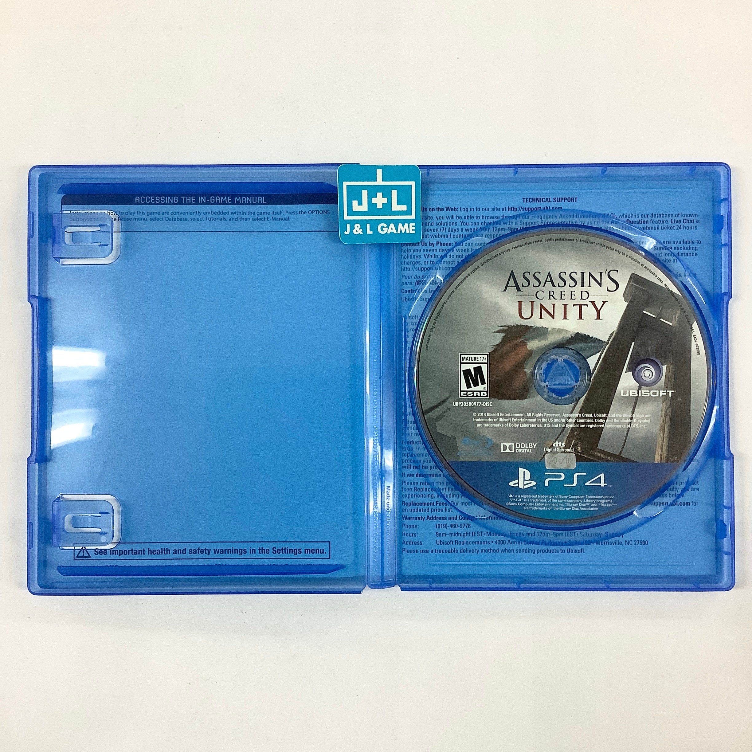 Assassin's Creed Unity - (PS4) PlayStation 4 [Pre-Owned] Video Games Ubisoft   