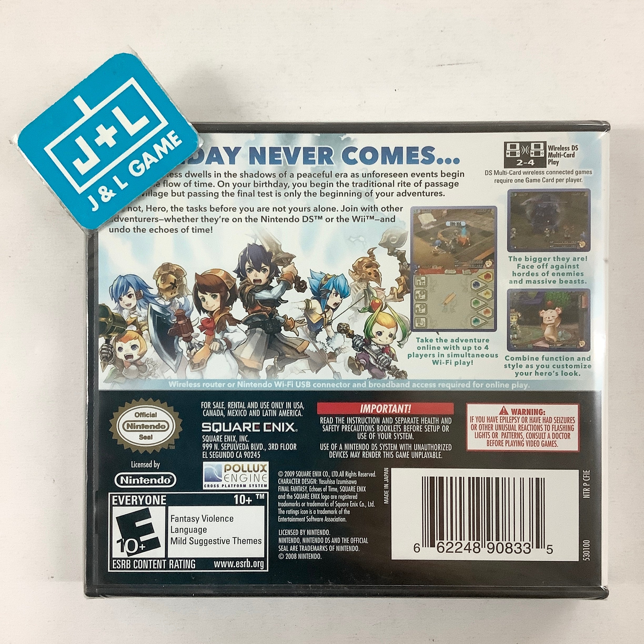 Final Fantasy Crystal Chronicles: Echoes of Time - (NDS) Nintendo