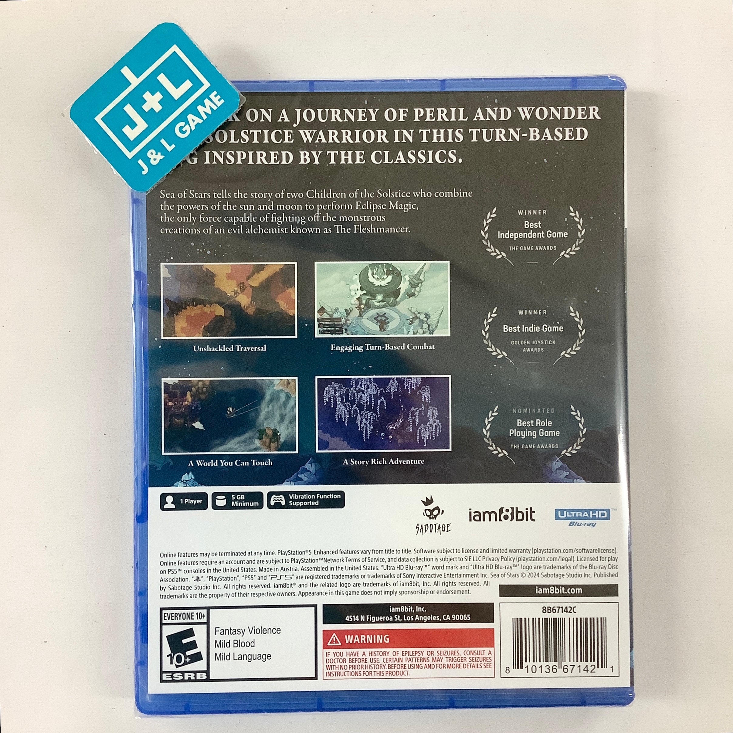Sea of Stars - (PS5) PlayStation 5 Video Games iam8bit   