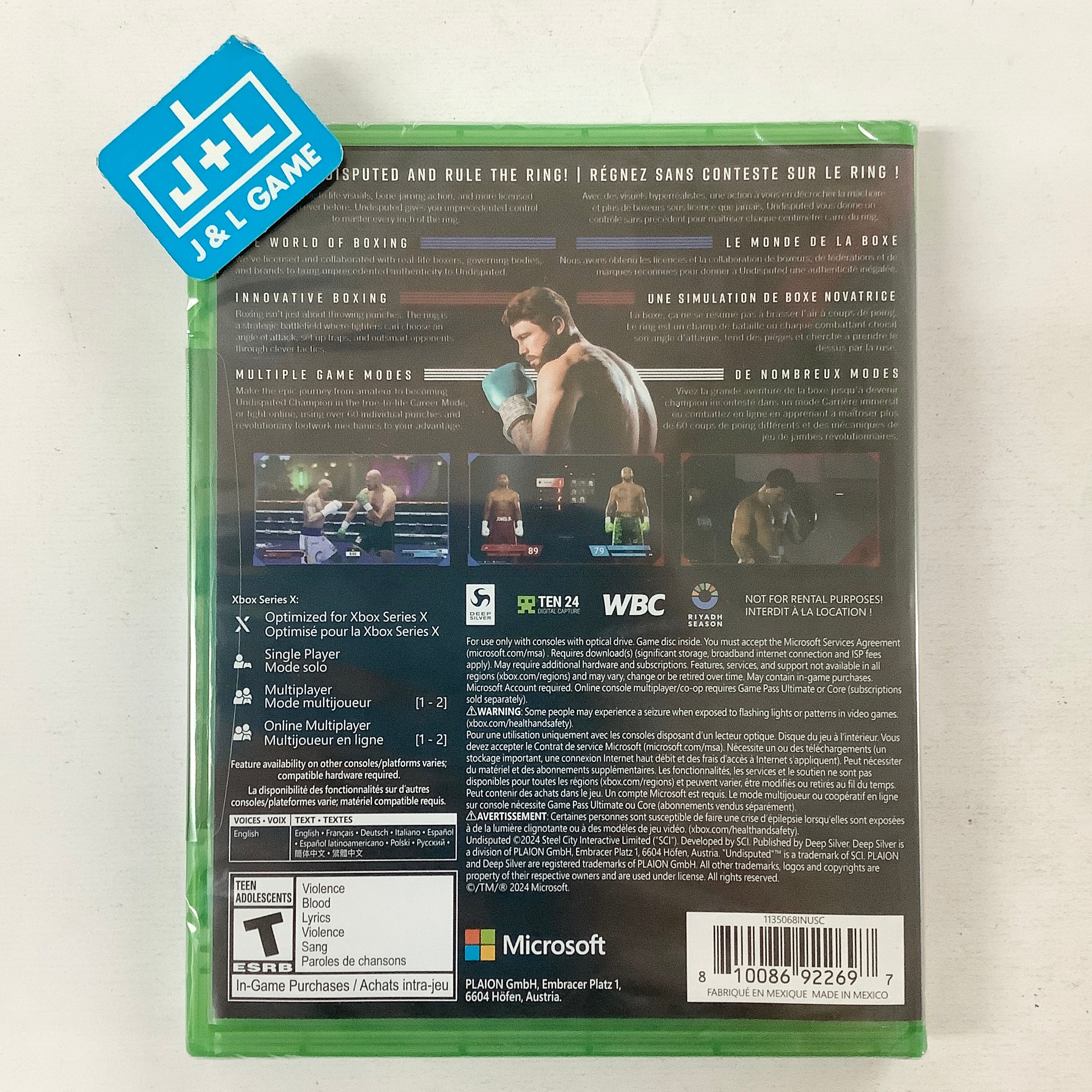 Undisputed - (XSX) Xbox Series X Video Games Deep Silver