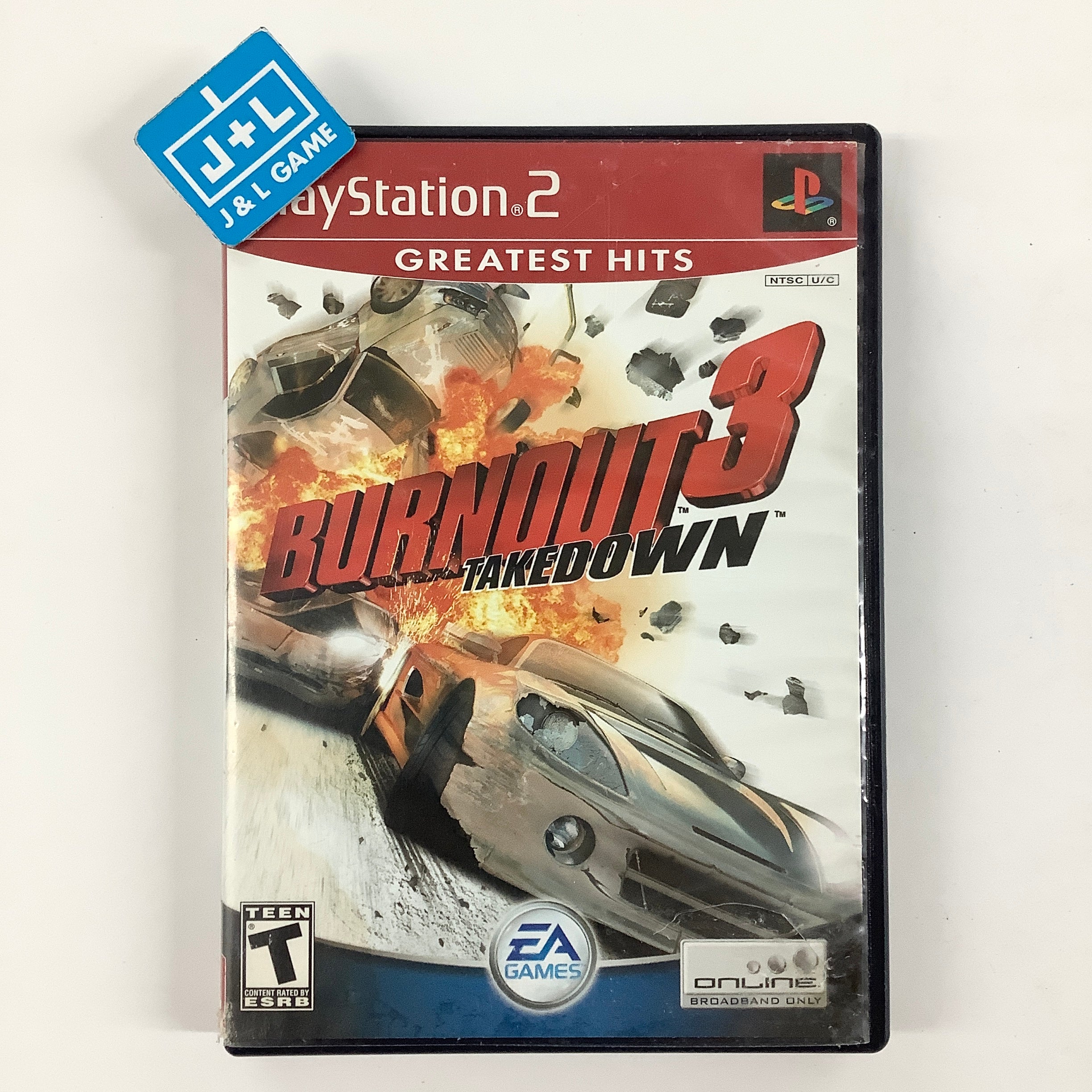 Burnout 3: Takedown (Greatest Hits) - (PS2) PlayStation 2 [Pre-Owned] Video Games Electronic Arts